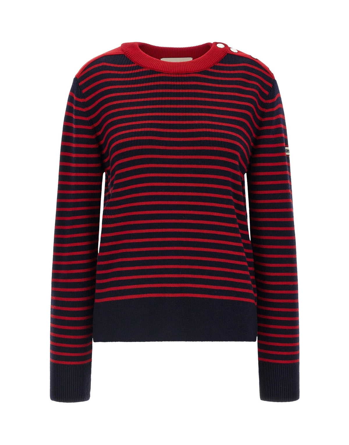 Ami Paris Marinière Wool Sweater