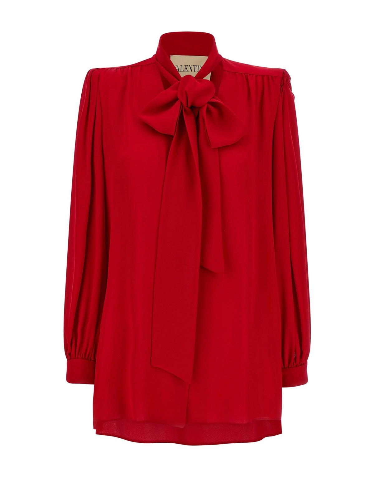Valentino Garavani Silk Shirt With Bow