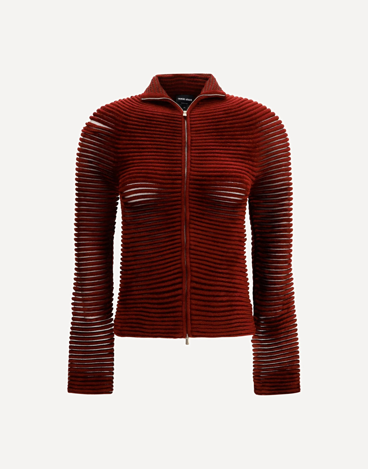 Giorgio Armani Openwork Viscose-Blend Cardigan