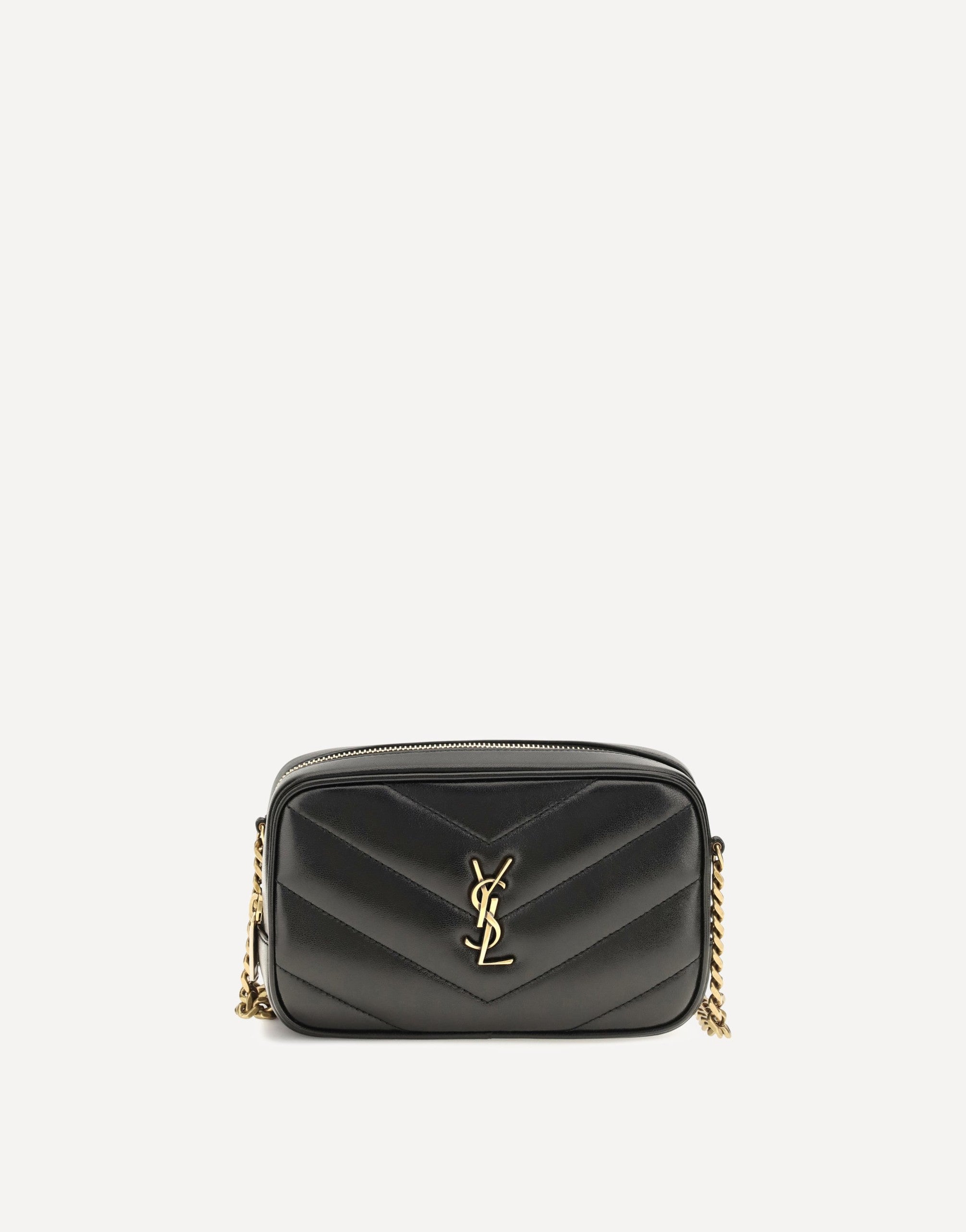 Saint Laurent Loulou Mini Leather Shoulder Bag
