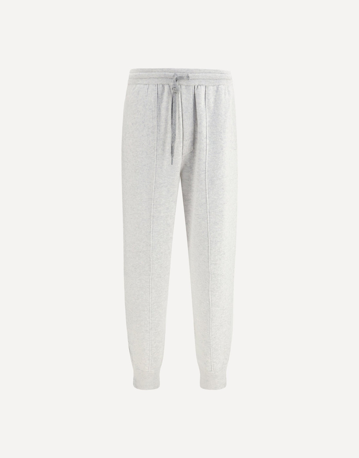 Brunello Cucinelli Double-Knit Cashmere Pants With Crête