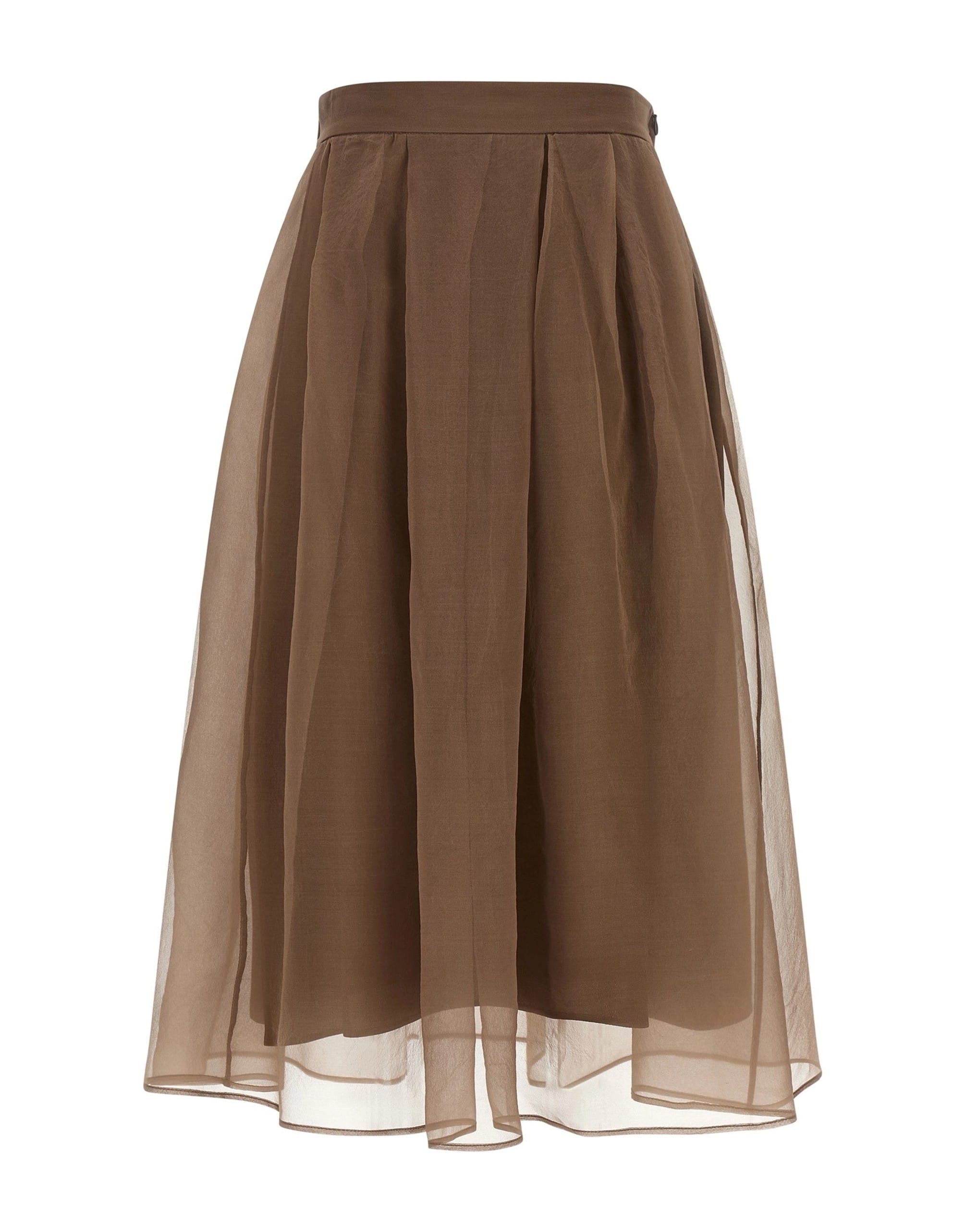 Brunello Cucinelli Circle Midi Skirt