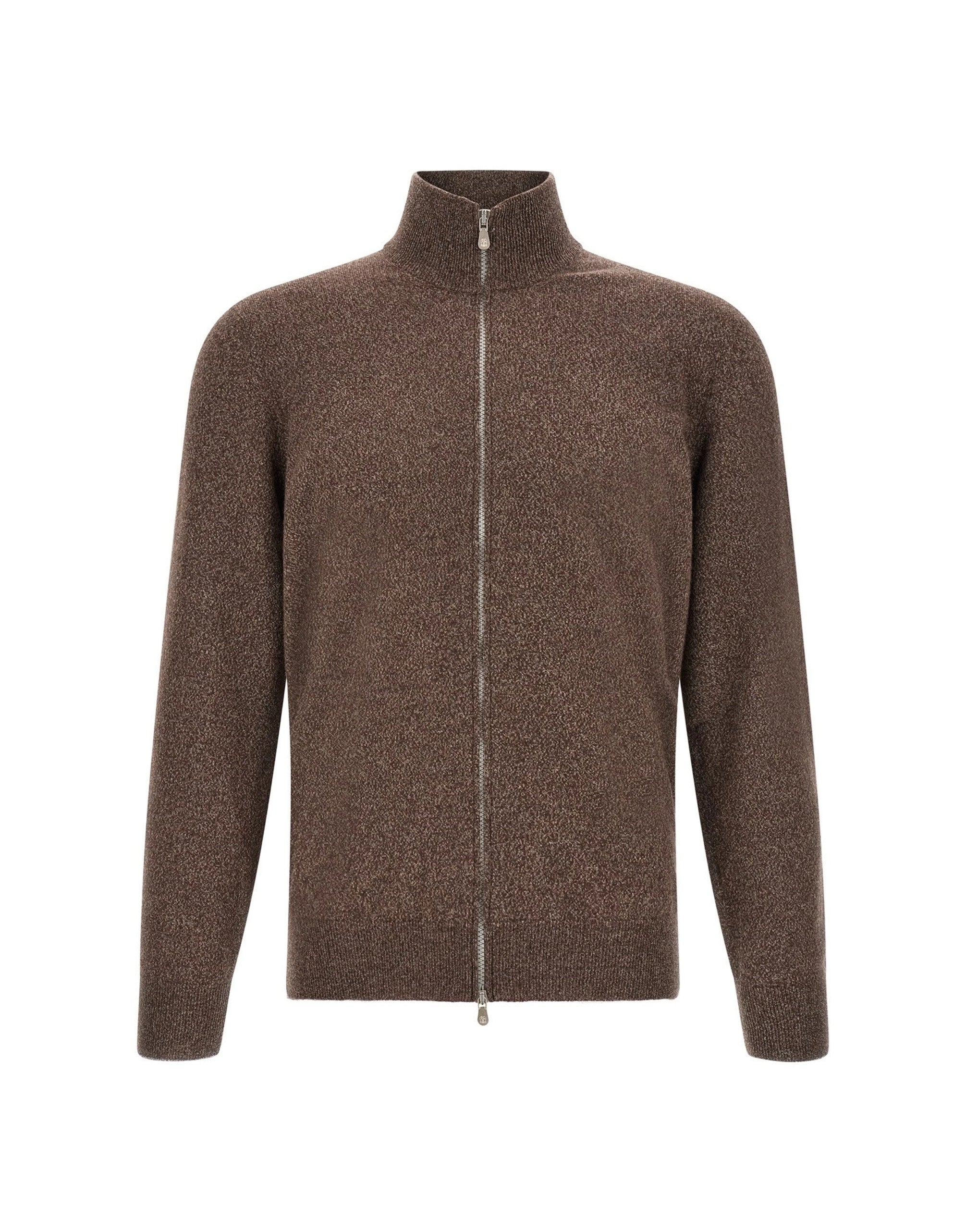 Brunello Cucinelli High Neck Zip Cardigan