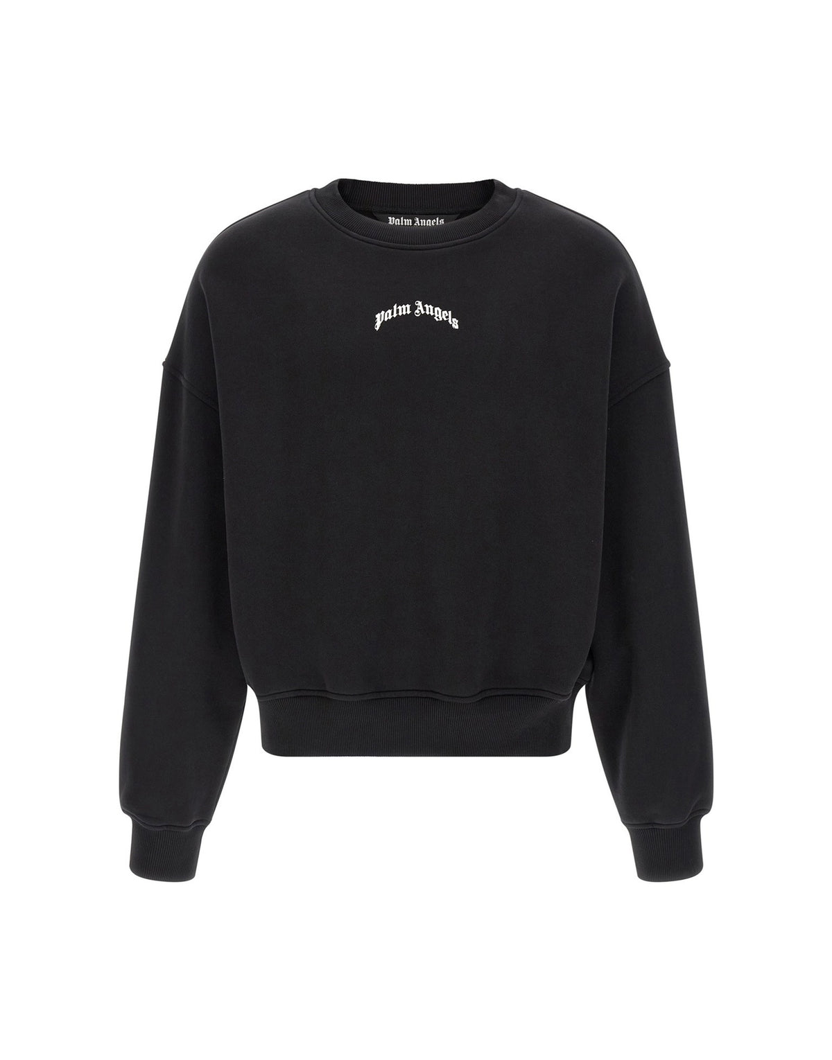 Palm Angels Back Curved Logo Sweatshirt