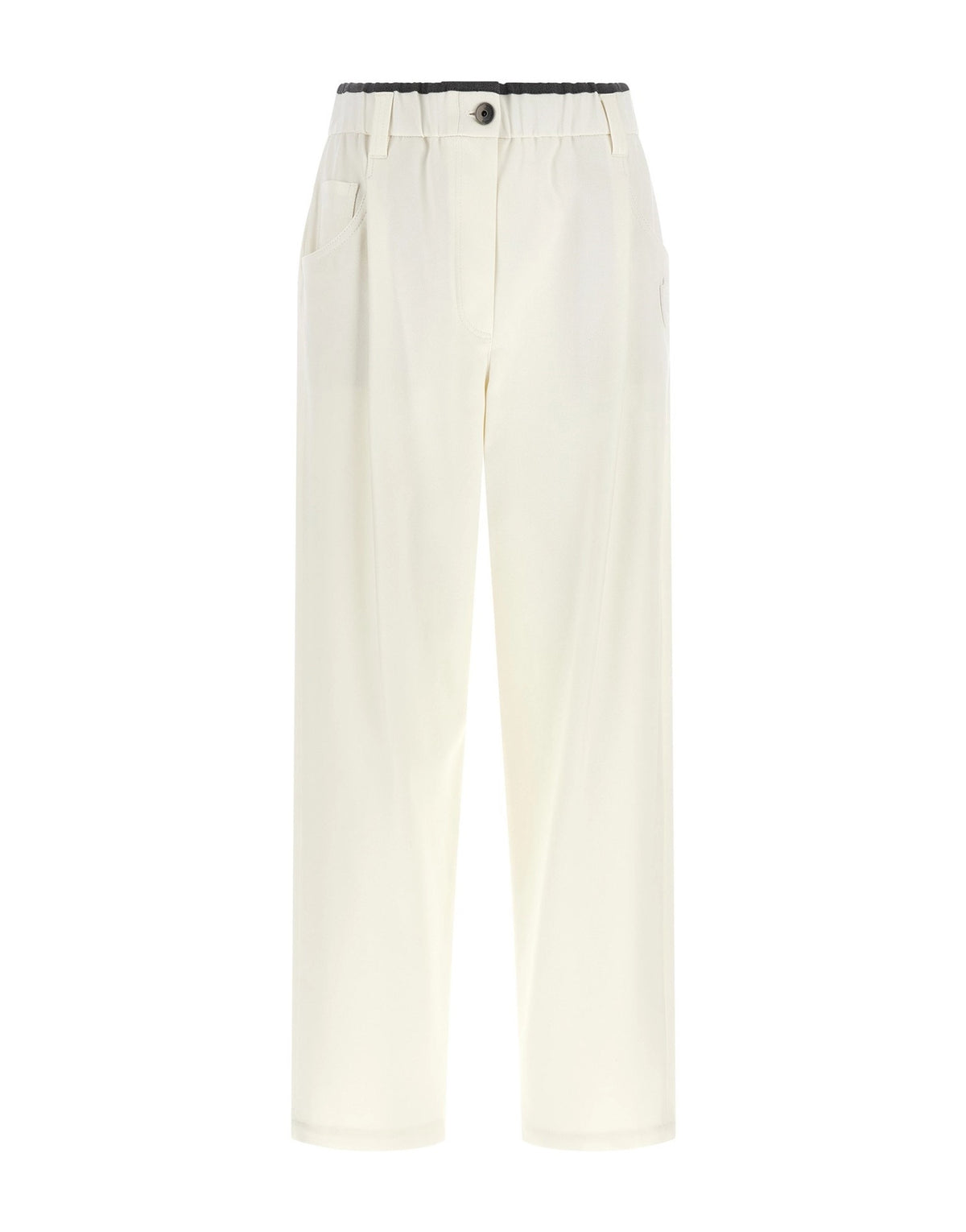 Brunello Cucinelli Cotton Straight-Leg Trousers