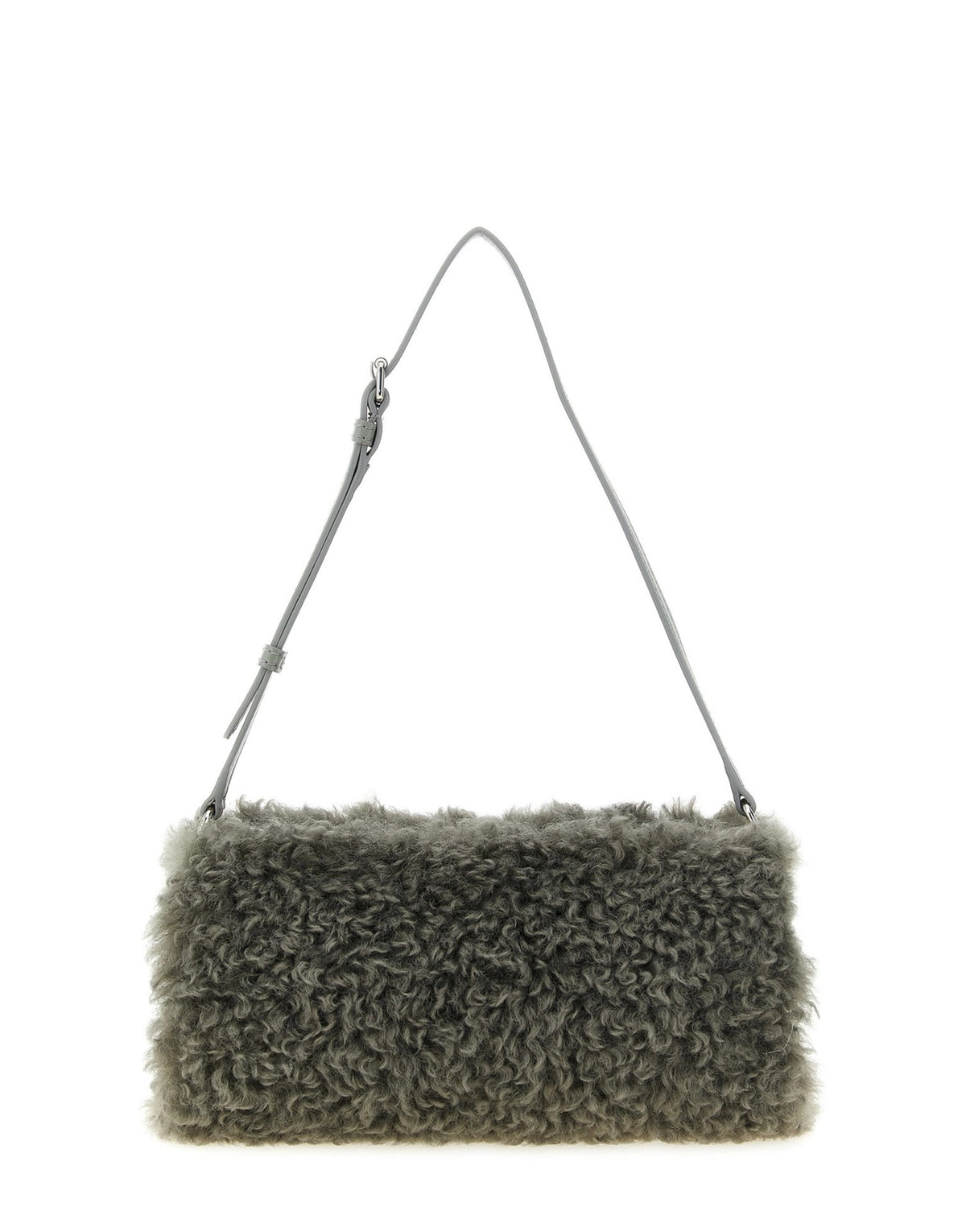 Stella McCartney Cylinder Shearling Clutch