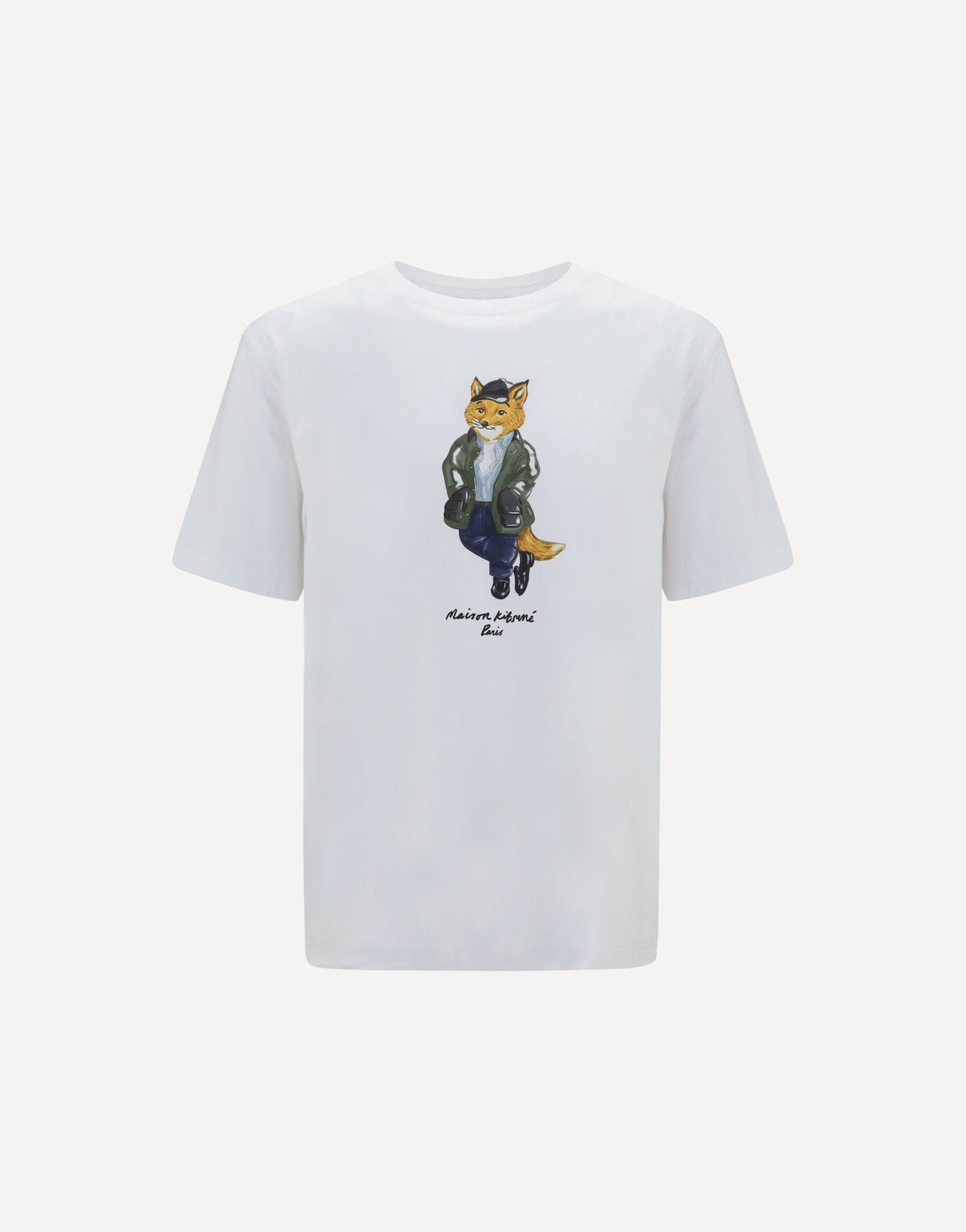 Maison Kitsuné Weekend Fox Cotton T-Shirt