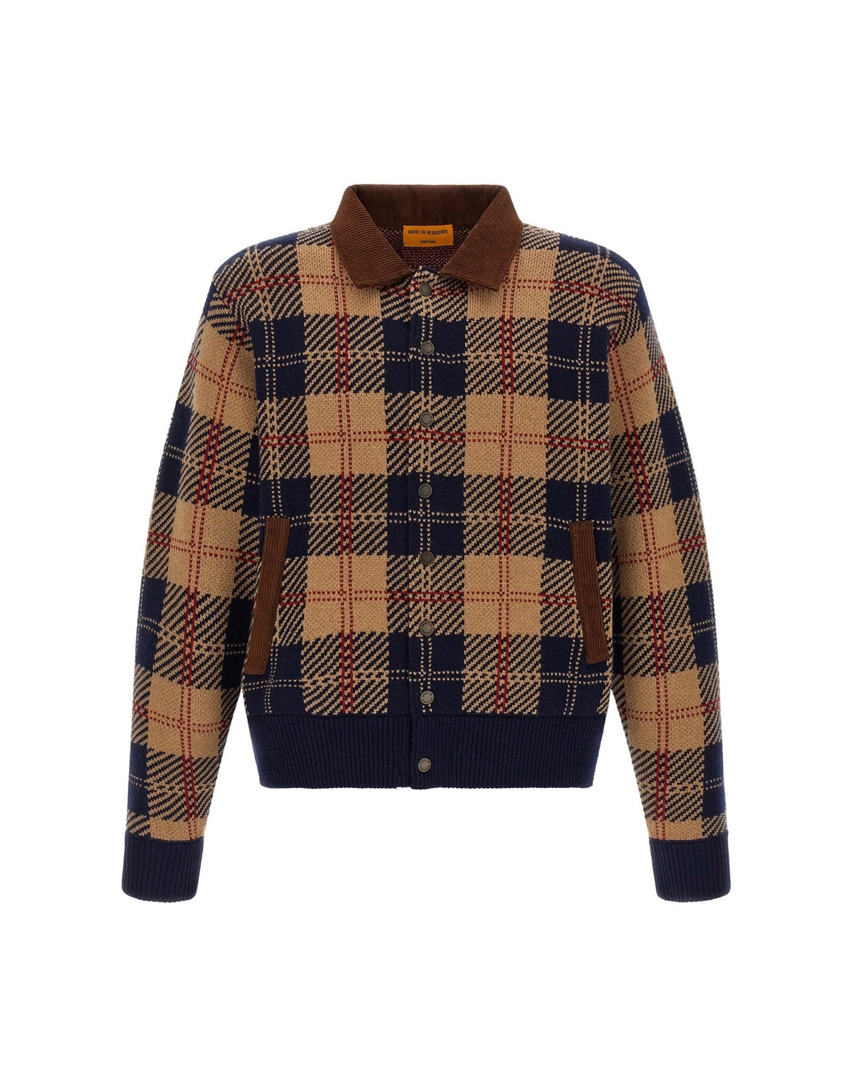 Guest in Residence Tartan Bomber Jacket
