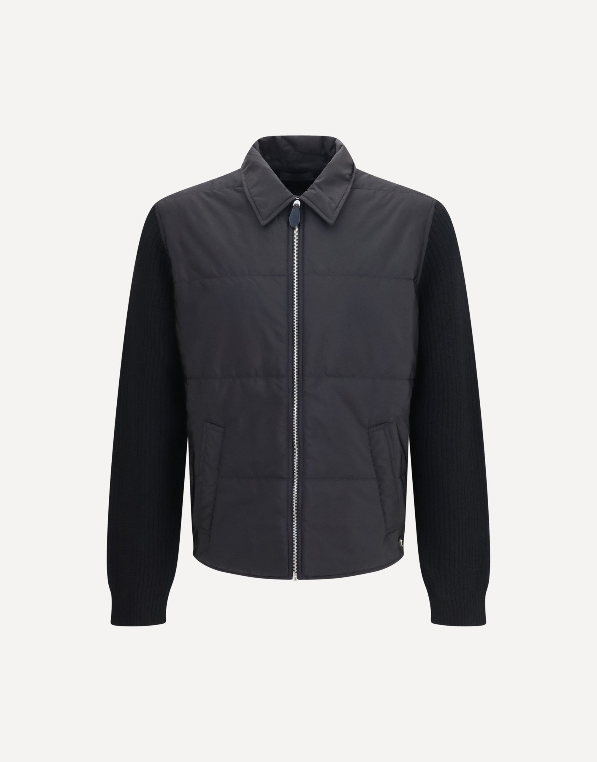 Prada Knit Jacket With Padded Front