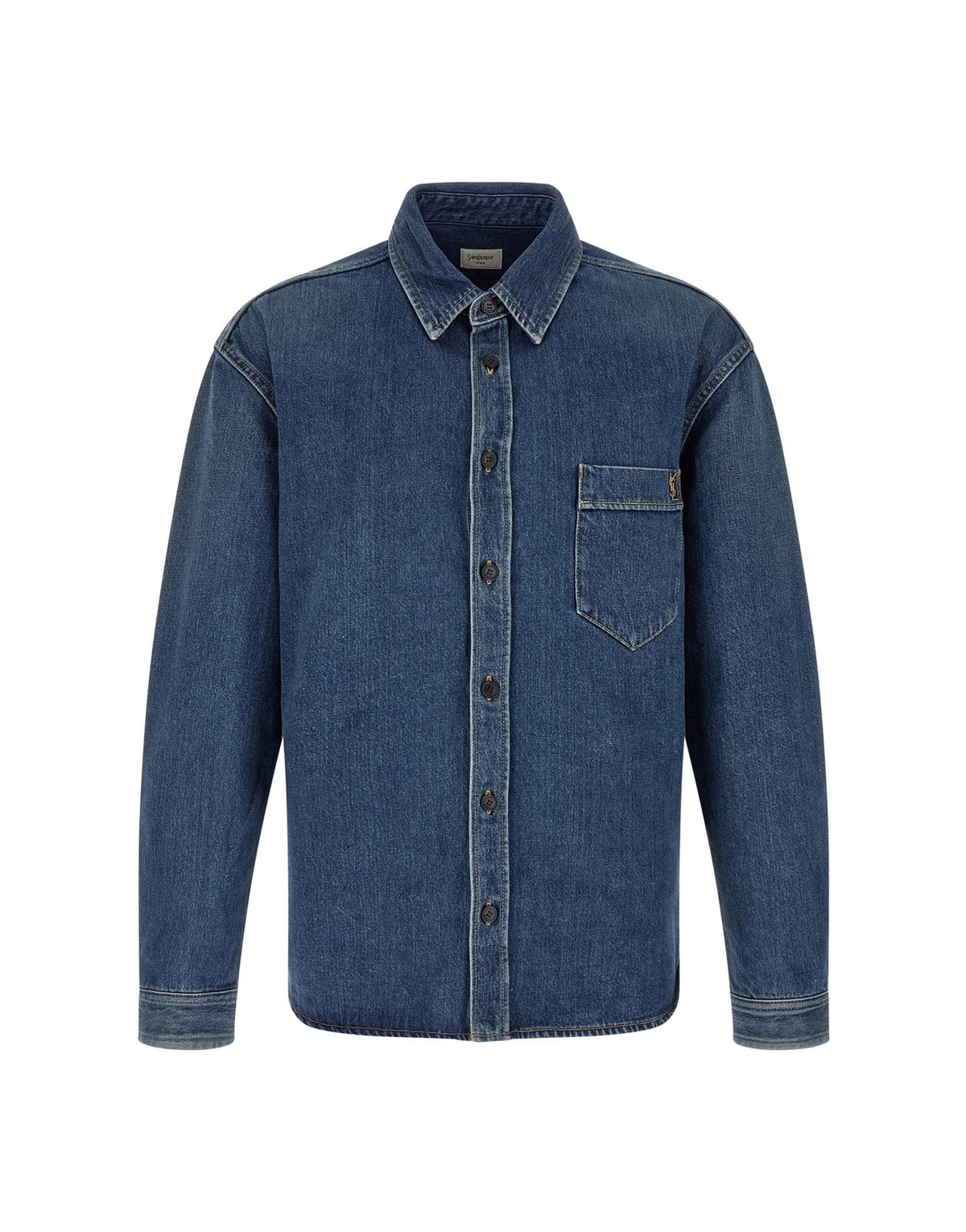 Saint Laurent Cassandre Denim Shirt