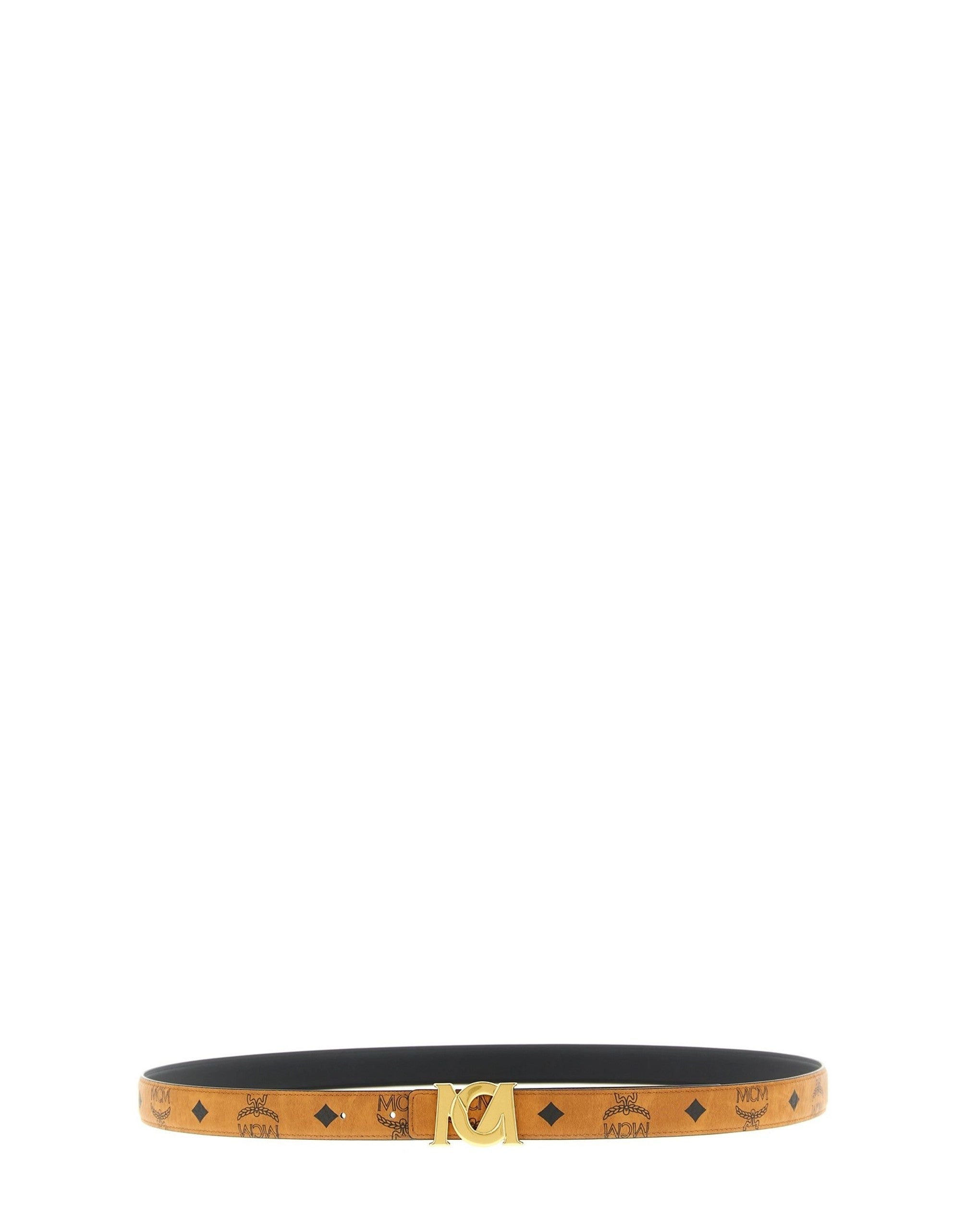 MCM Logo Buckle Belt