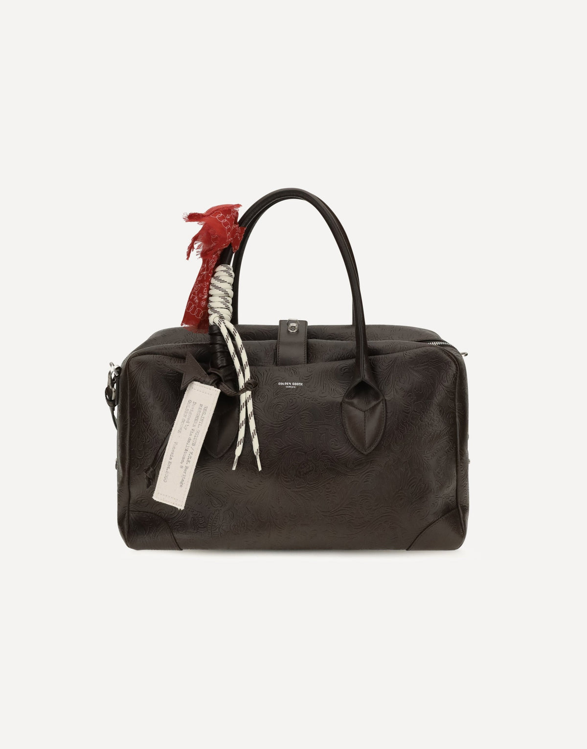 Golden Goose Vita Medium Leather Travel Bag