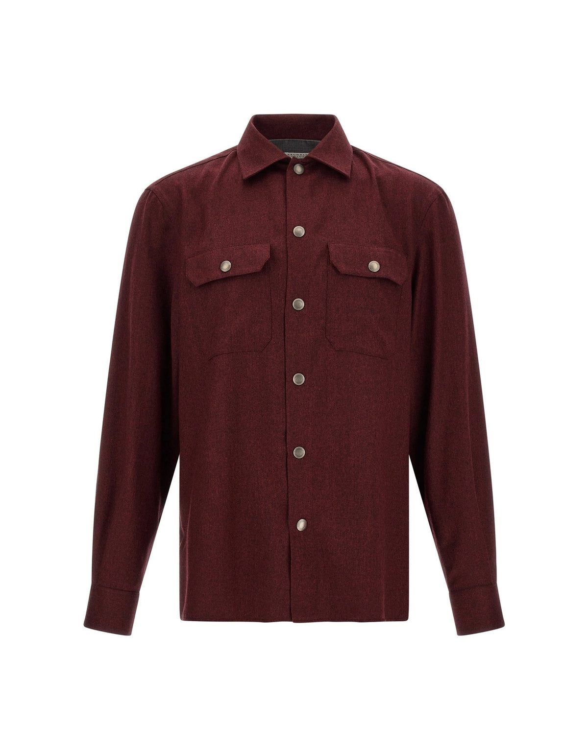 Brunello Cucinelli Virgin Wool Flannel Overshirt