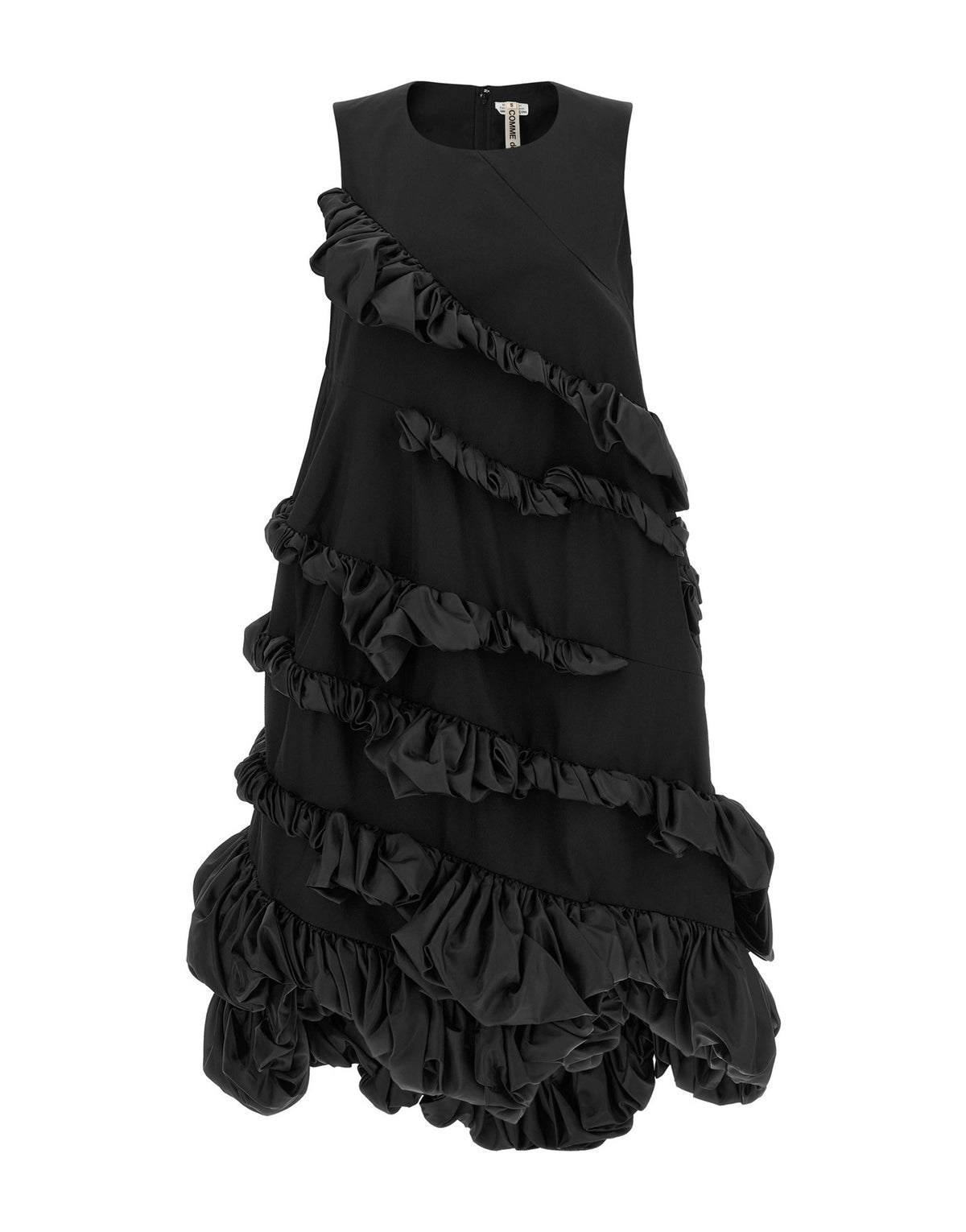 Comme Des Garçons Sculptural Ruffles Mini Dress