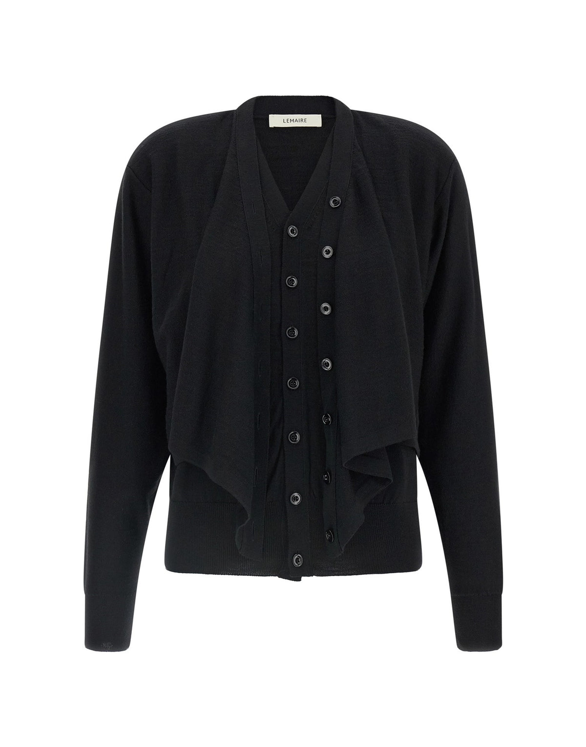 Lemaire Trompe L'Oeil Construction Cardigan
