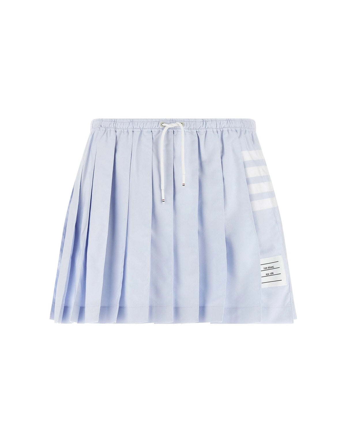 Thom Browne 4-Bar Oxford Pleated Mini Skirt