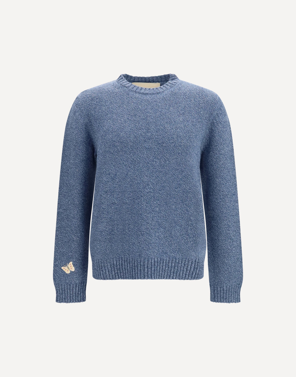 Valentino Garavani Wool Sweater With Butterfly Embroidery