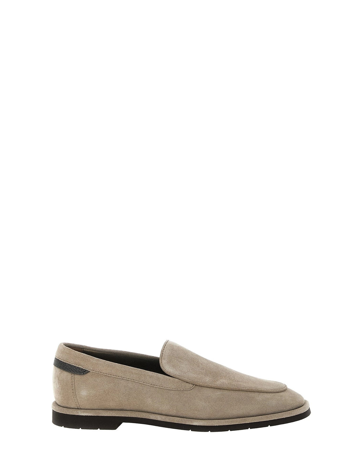 Brunello Cucinelli Monile Suede Loafers