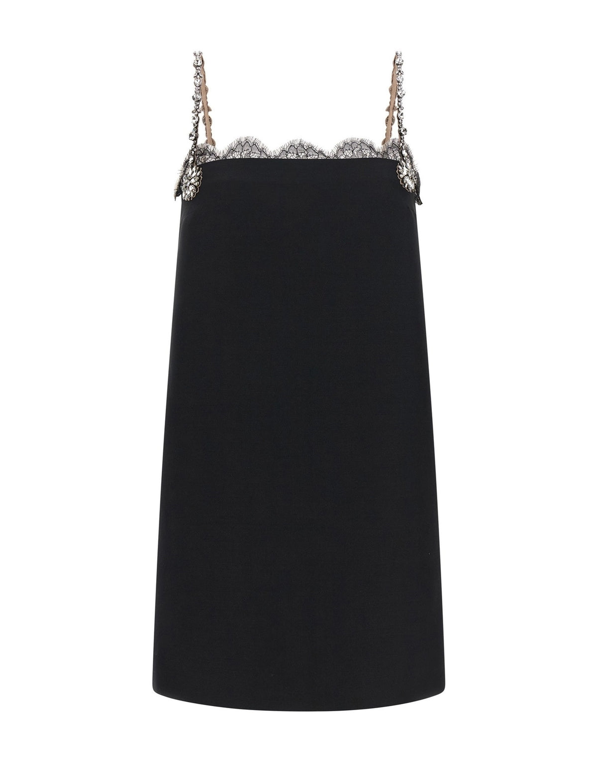 Valentino Garavani Crystal Embroidery Mini Dress