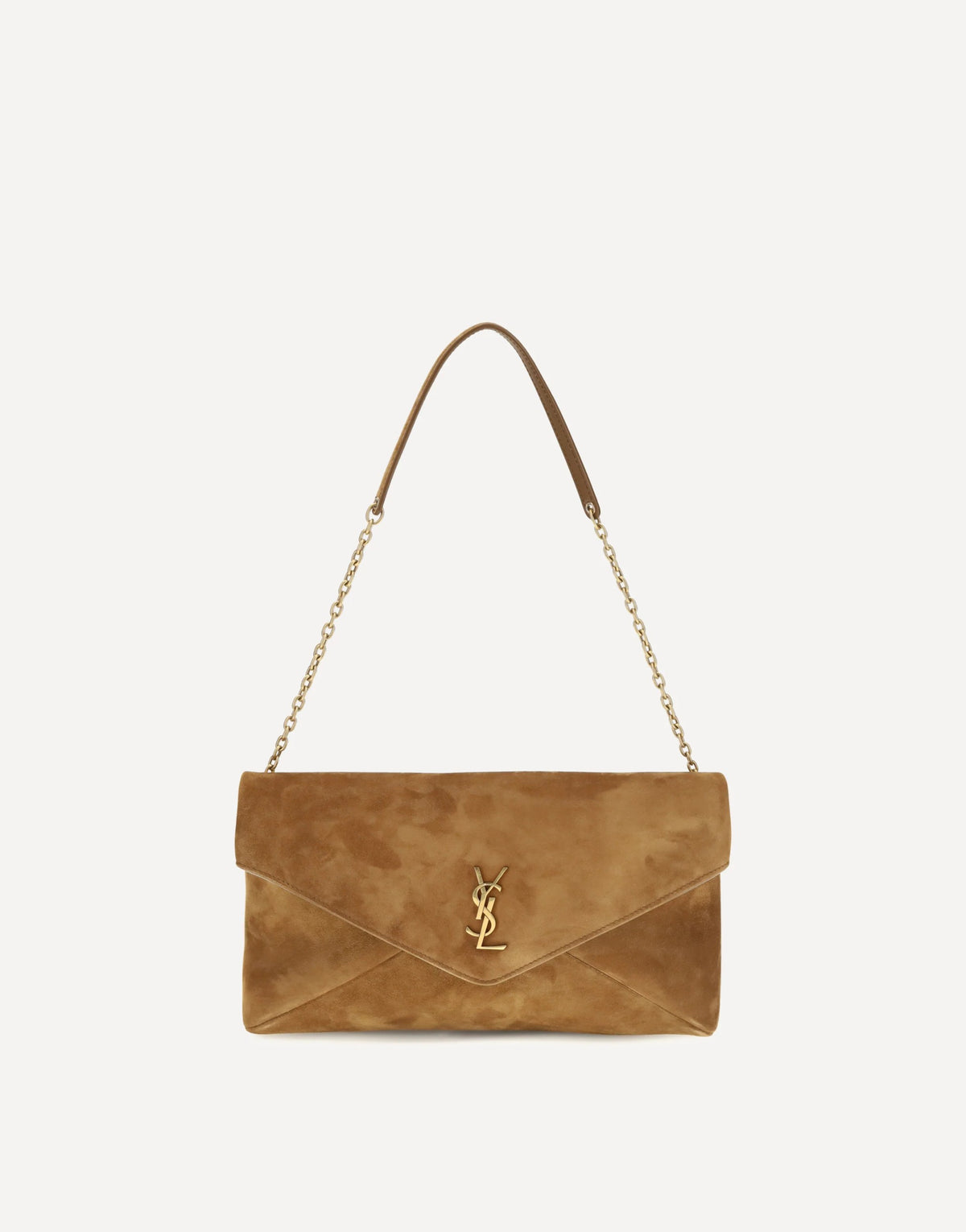 Saint Laurent Cassandre Suede Shoulder Bag