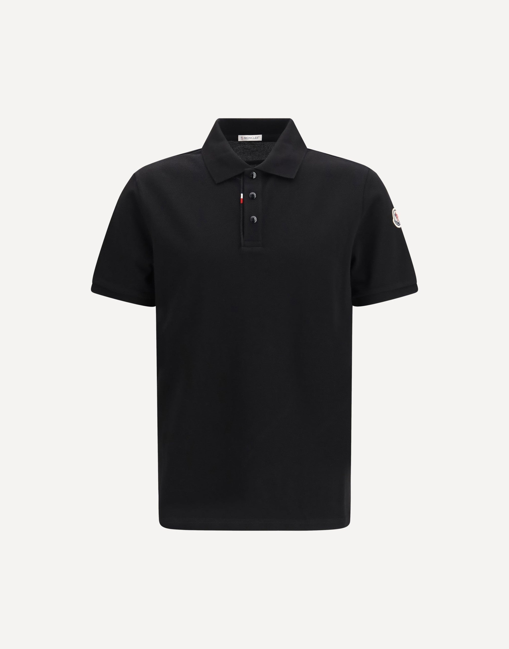 Moncler Cotton Piqué Logo Polo Shirt