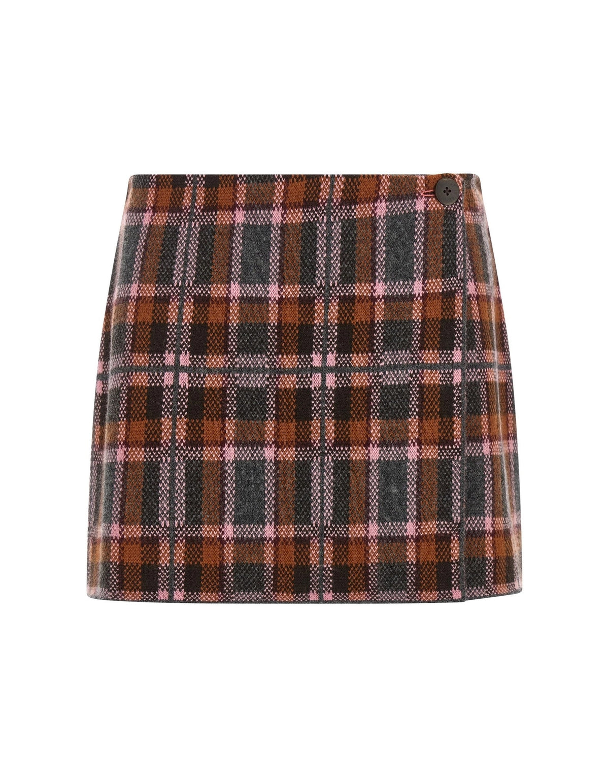 Guest in Residence Tartan Mini Skirt