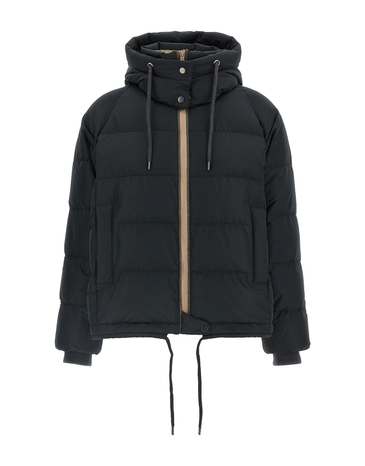 Brunello Cucinelli Knit Cuff Daunenjacke