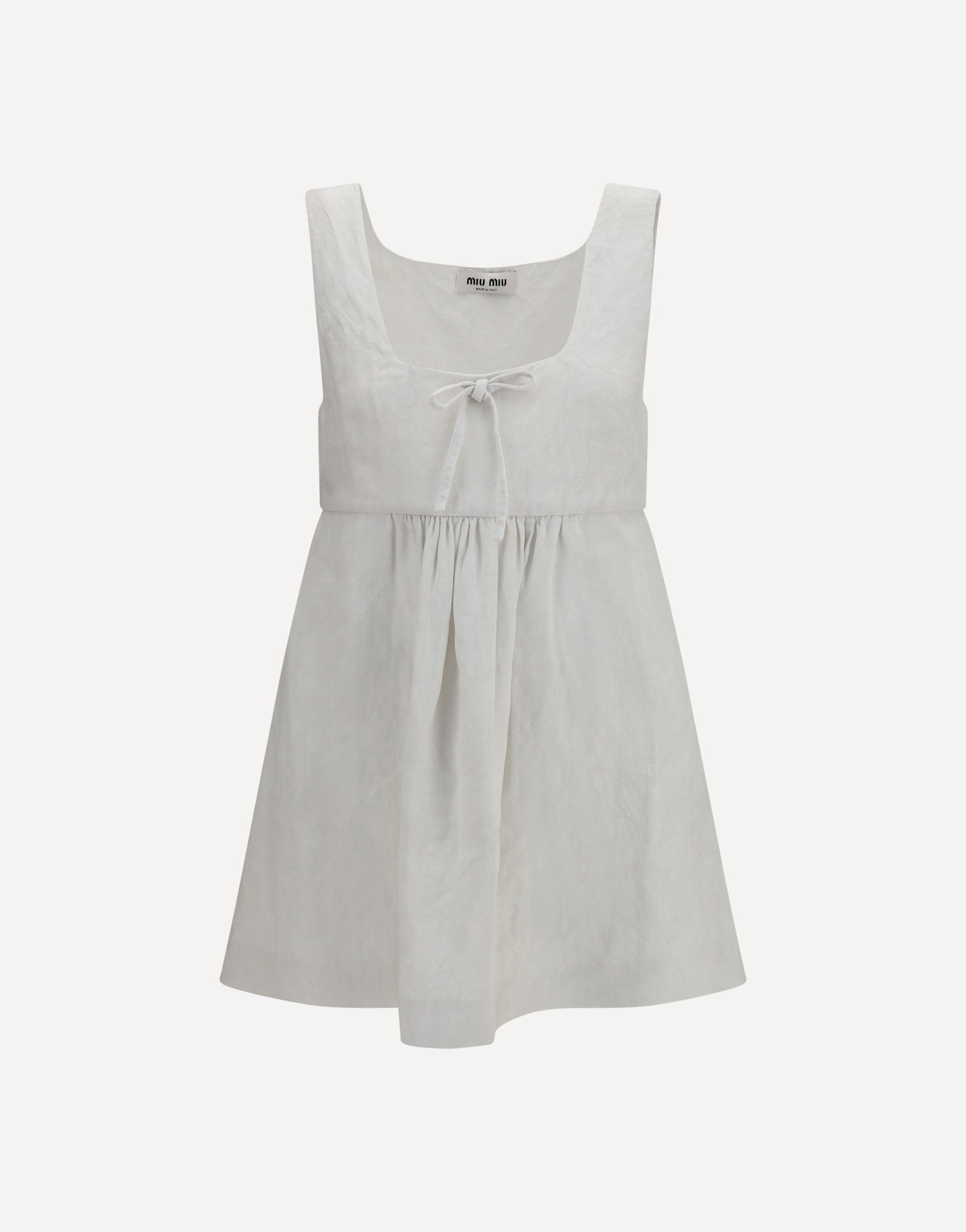 Miu Miu Linen Short Dress