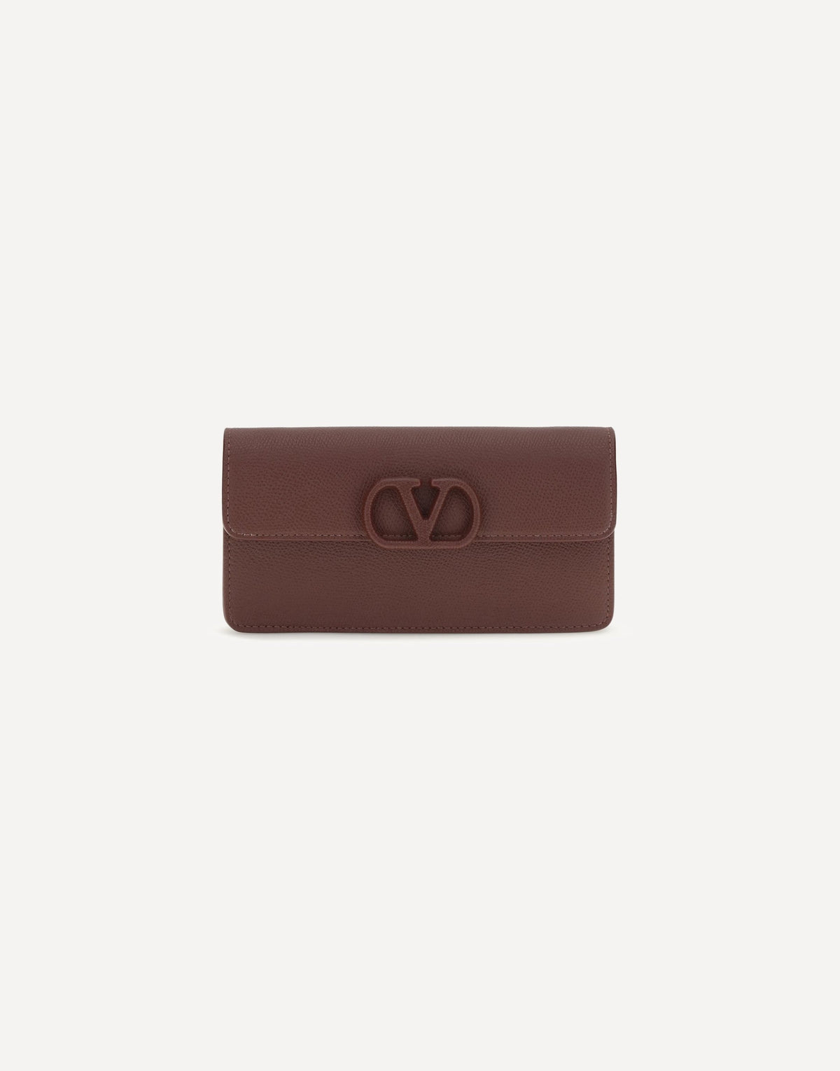 Valentino Garavani VLogo Signature Grainy Calfskin Chain Wallet