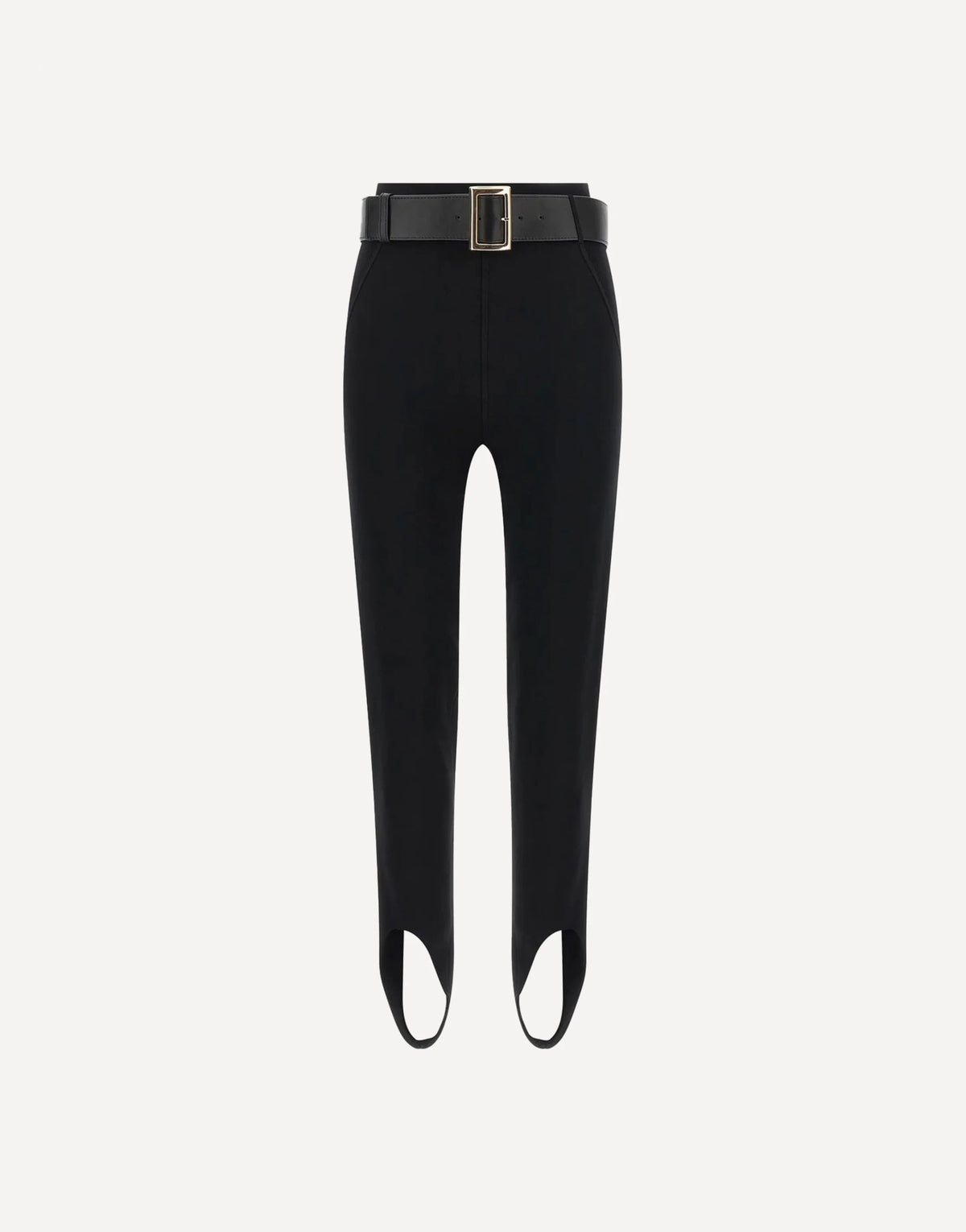 Self-Portrait Stretch Jersey Leggings With Belt