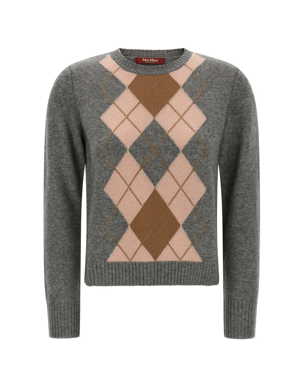 Max Mara Faraone Argyle Sweater
