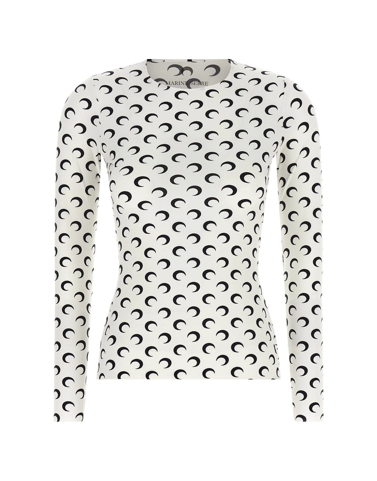 Marine Serre Moon Printed Jersey Second Skin T-Shirt