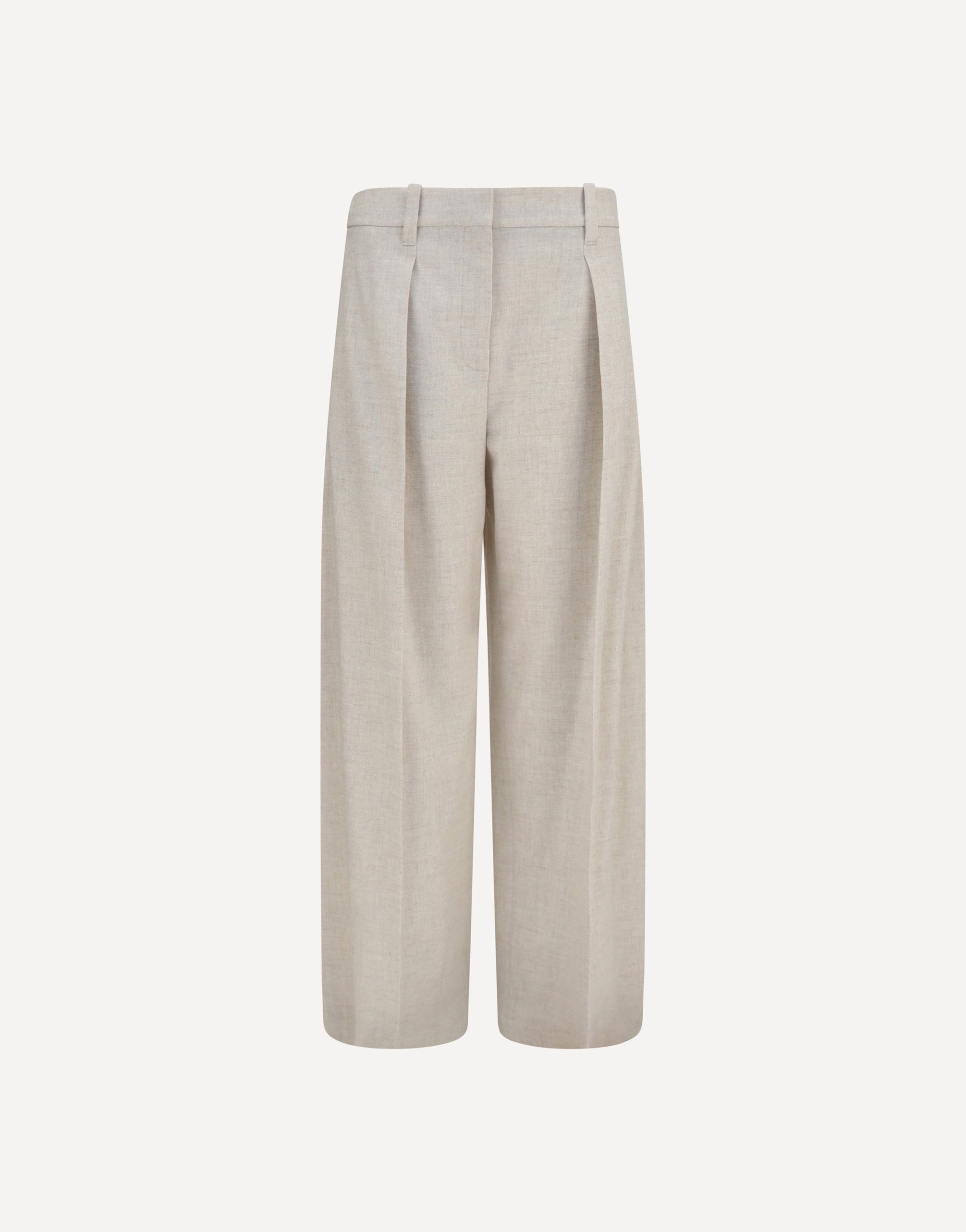 Brunello Cucinelli Wool Cashmere Tailored Pants