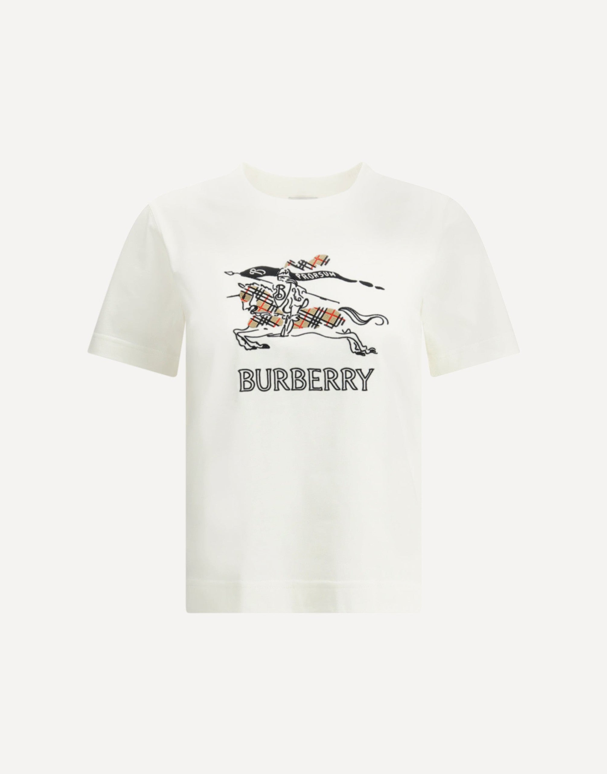 Cotton T-Shirt With Drawn Ekd