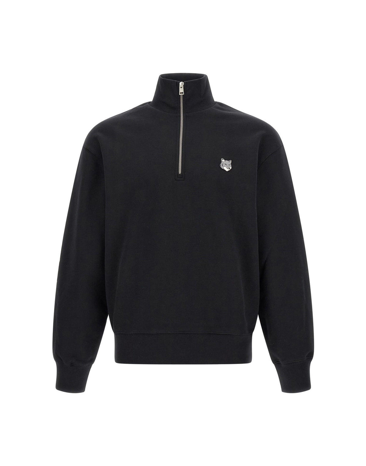 Maison Kitsuné Fox Head Half-Zip Sweatshirt