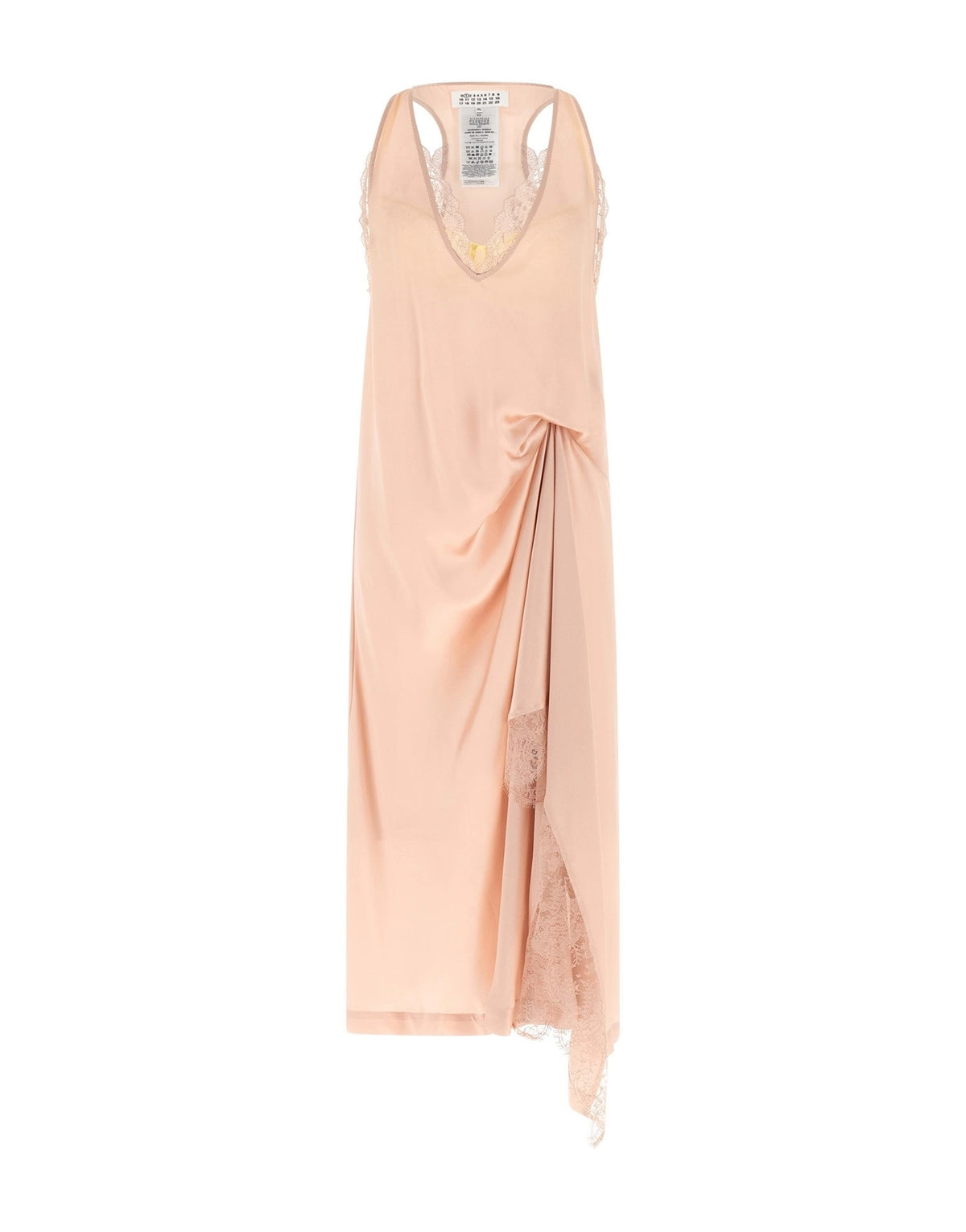Maison Margiela Silk Lace Slip Midi Dress