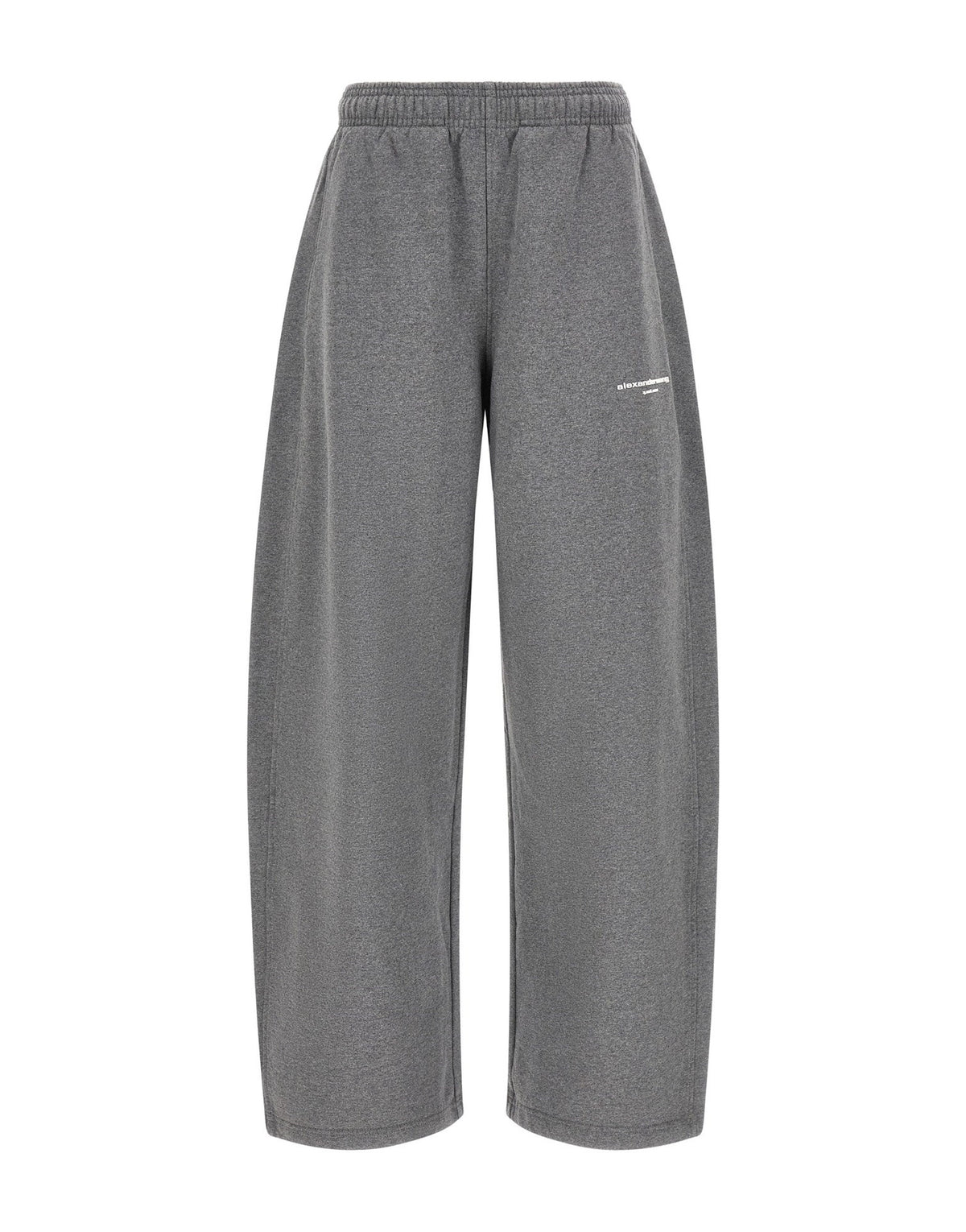 Alexander Wang Wide-Leg Logo Fleece Pants