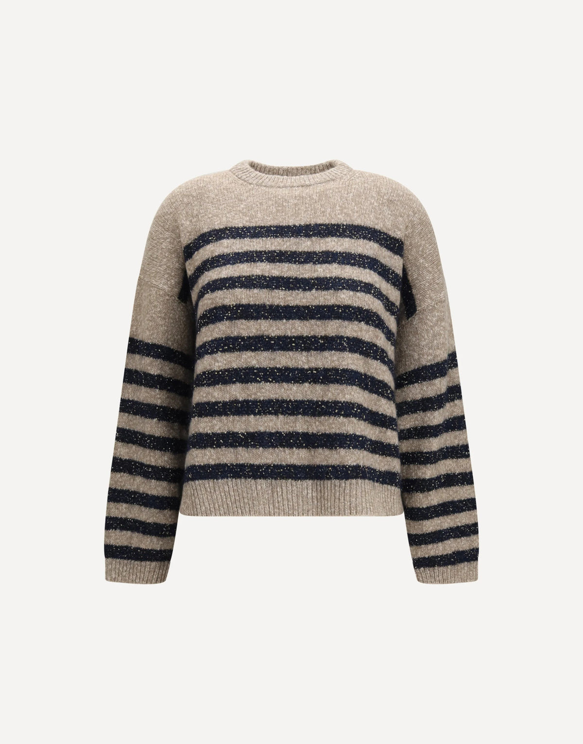 Brunello Cucinelli Cashmere Wool Striped Sweater