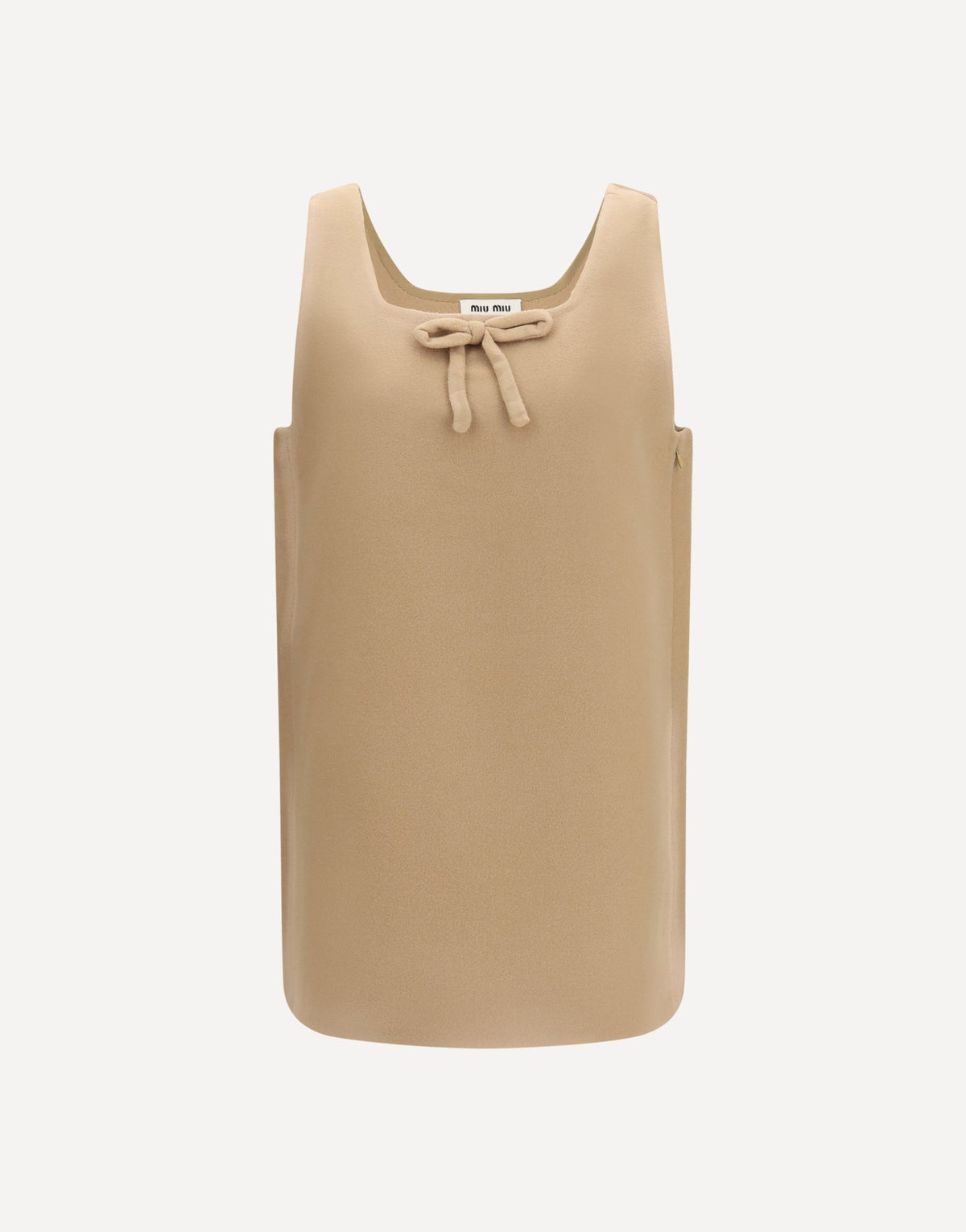 Miu Miu Waxed Double Wool Dress