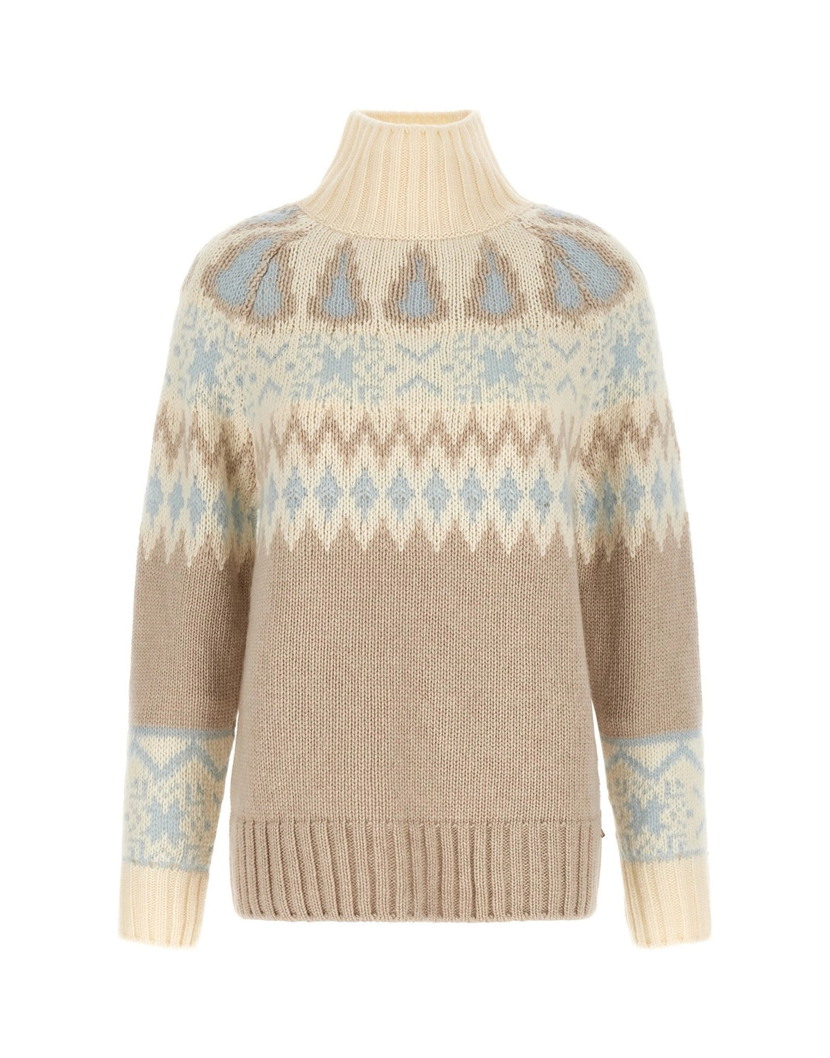 Herno Wool Cashmere Intarsia Sweater