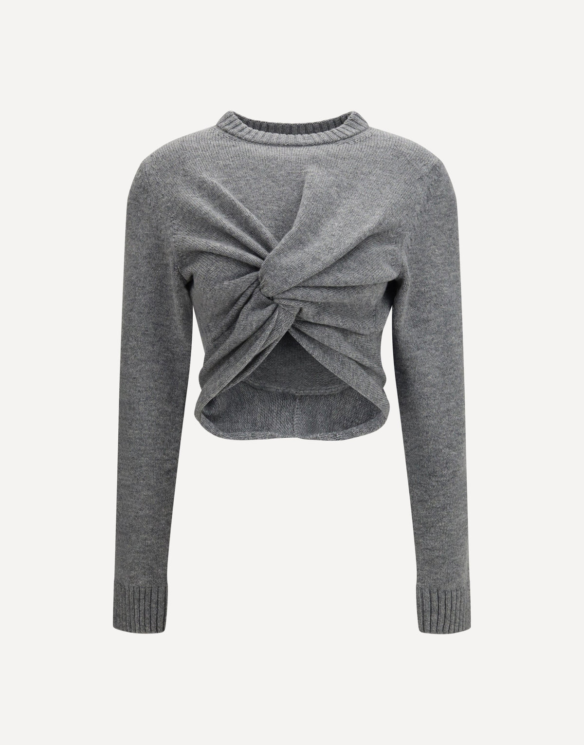 Balenciaga Ruched Crewneck Sweater