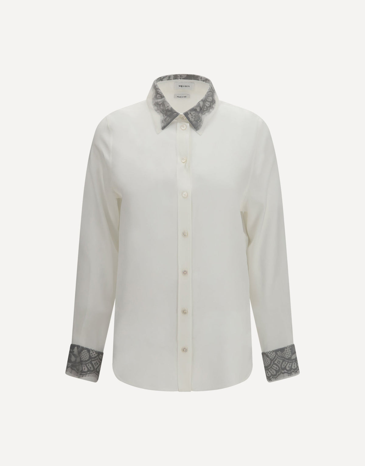 Alexander McQueen Floral Lace Detail Shirt