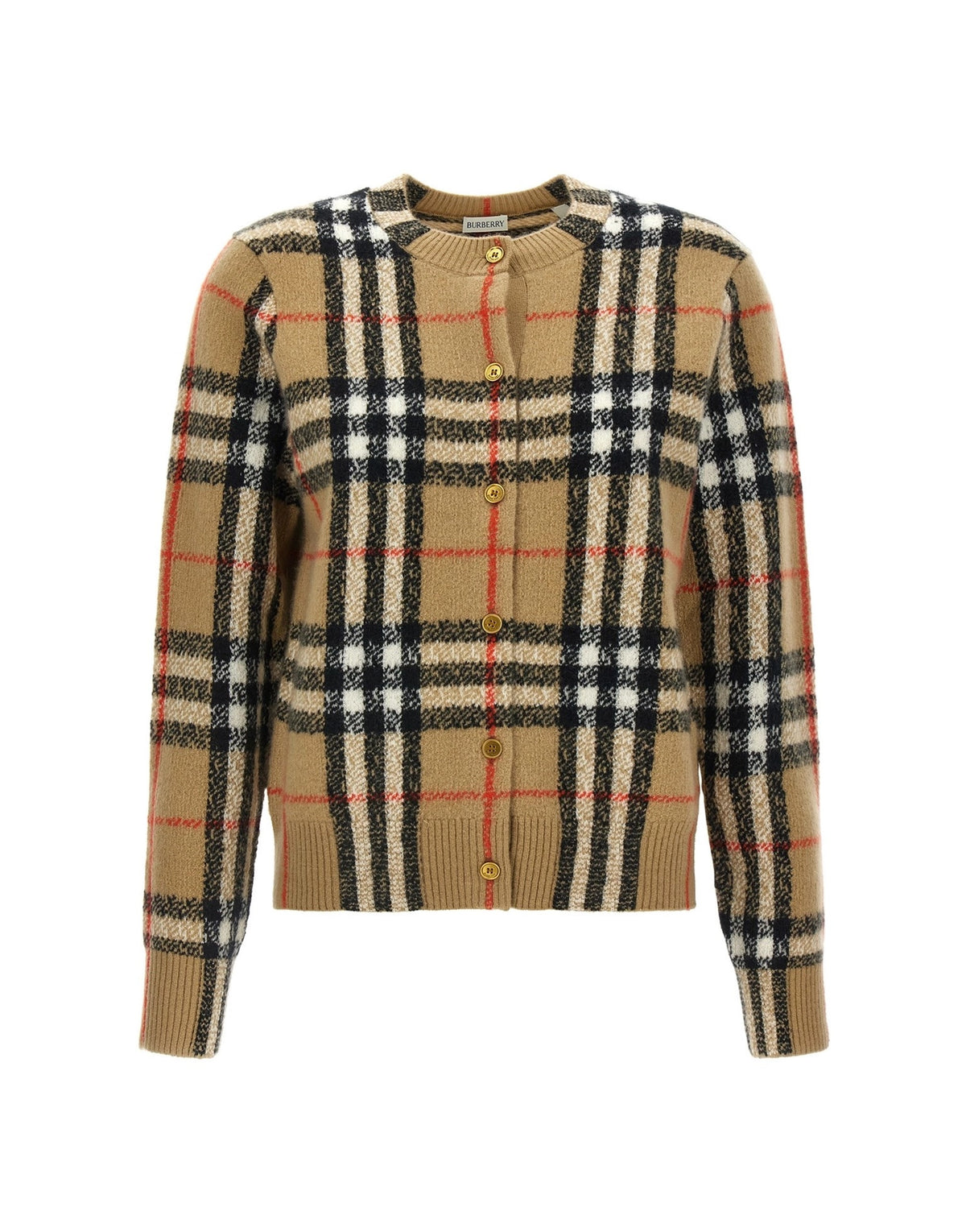 Burberry Clara House Check Cardigan