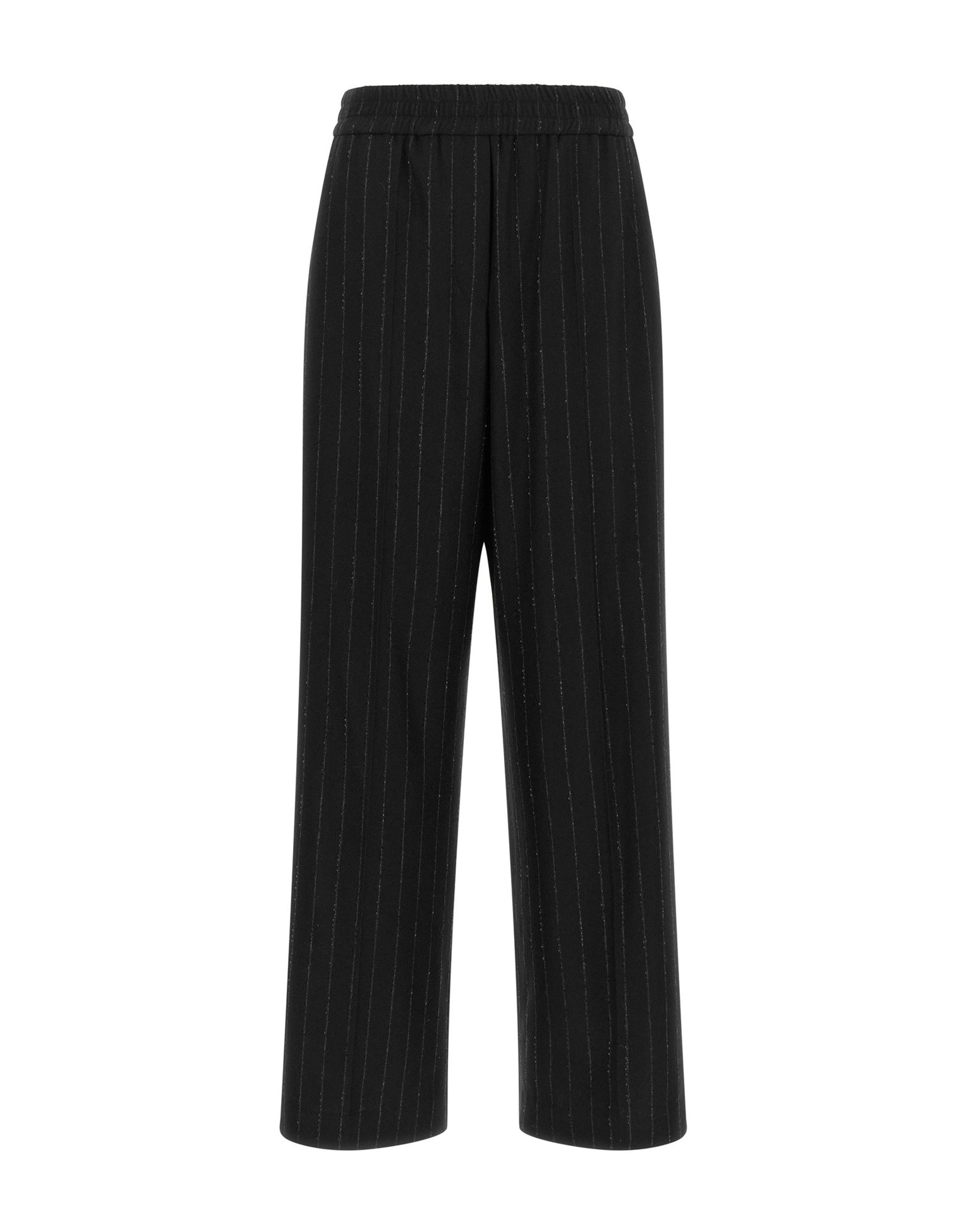Brunello Cucinelli Micro Sequin Pinstripe Pants