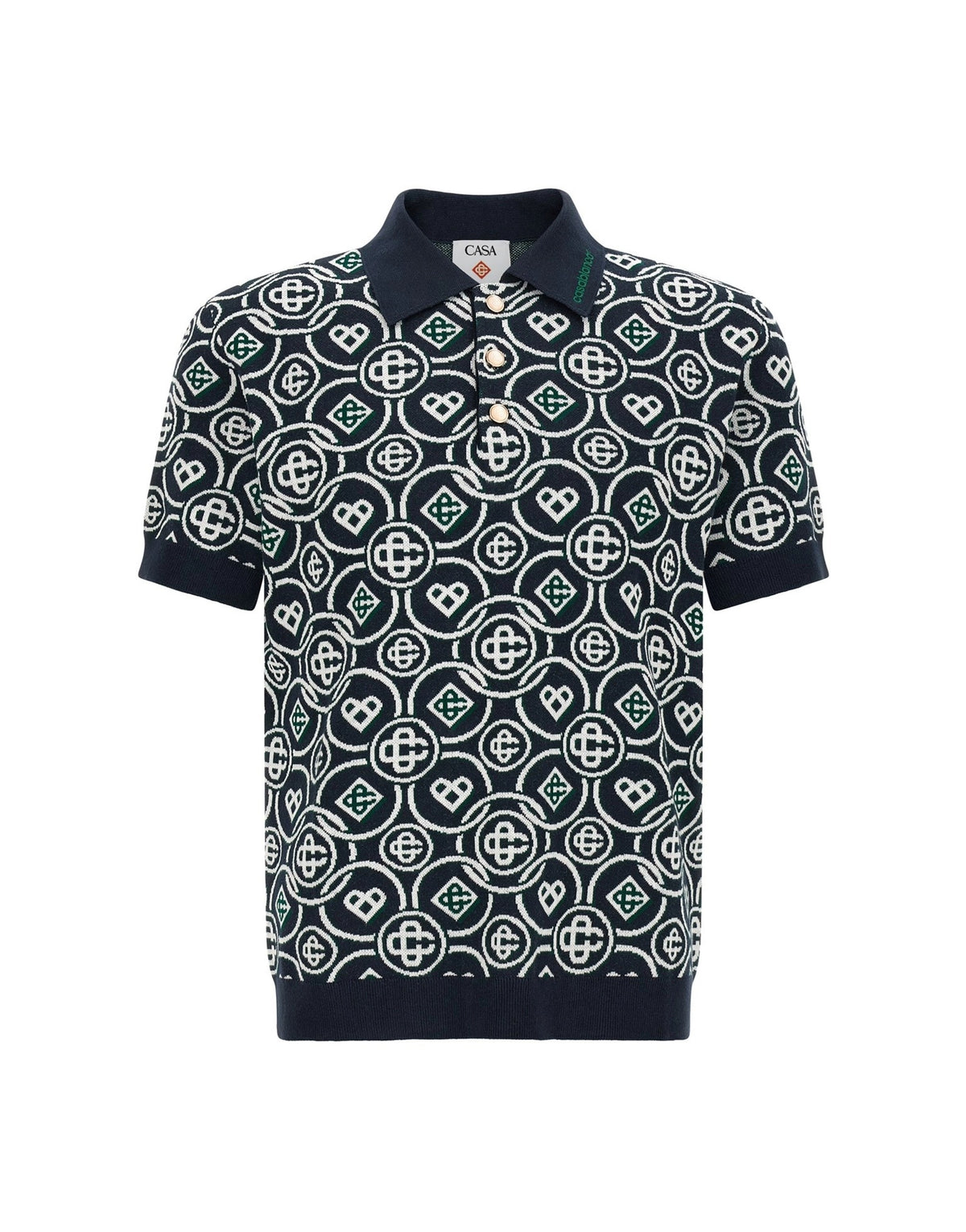 Casablanca Monogram Polo Shirt