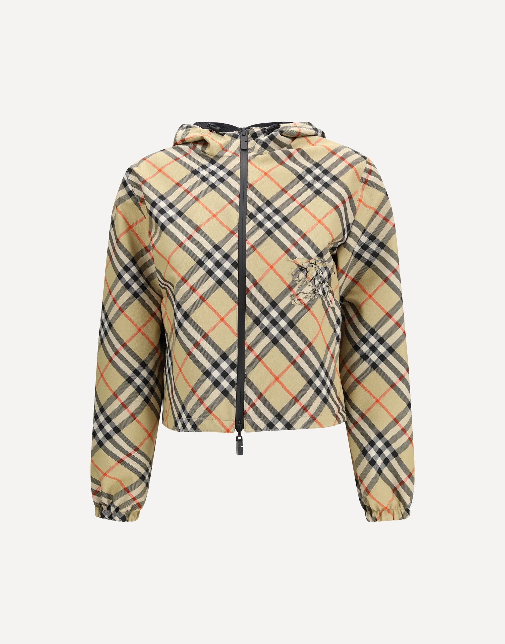 Burberry Reversible Cropped Check Jacket