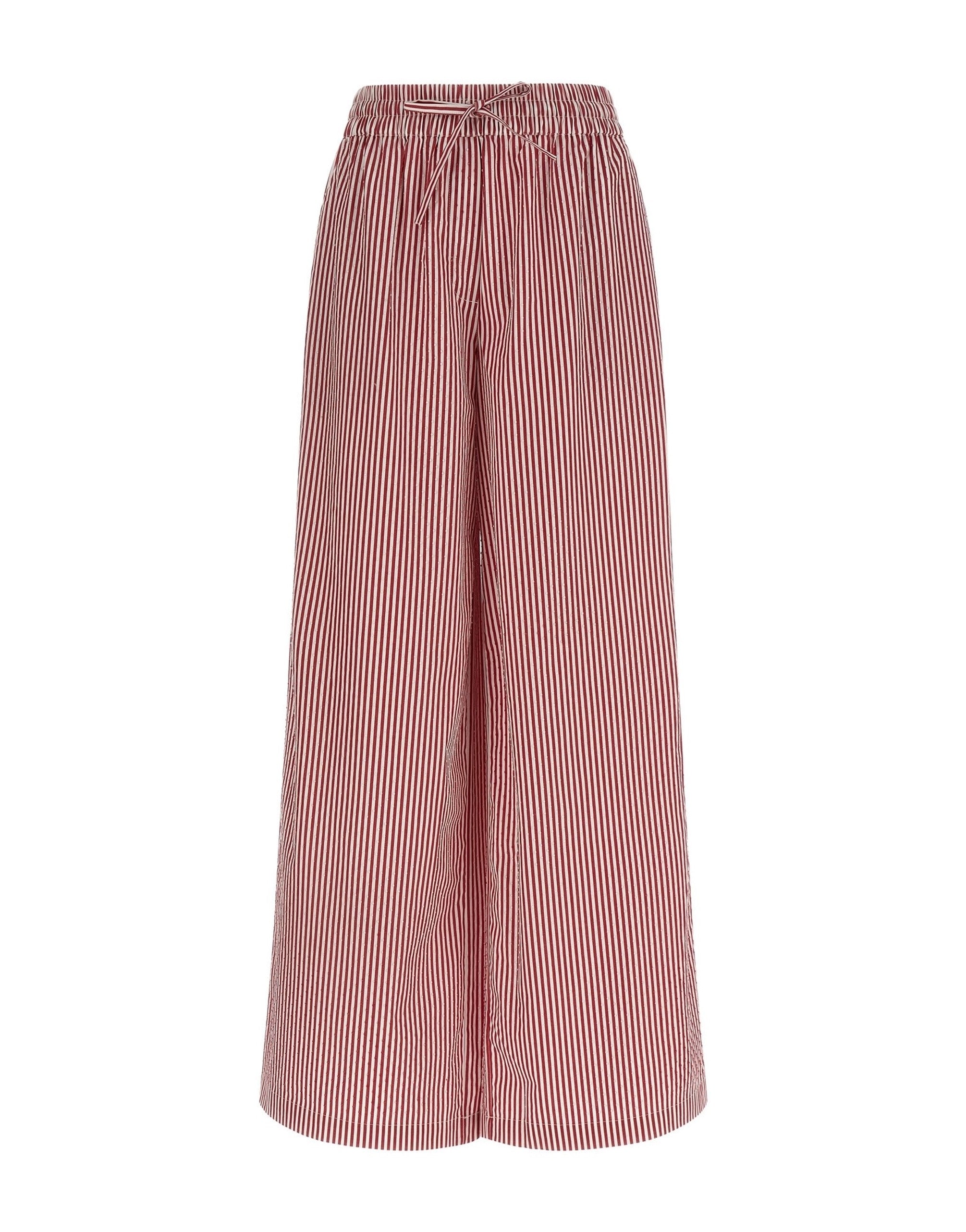 P.A.R.O.S.H. Calça Listrada com Strass Cashine