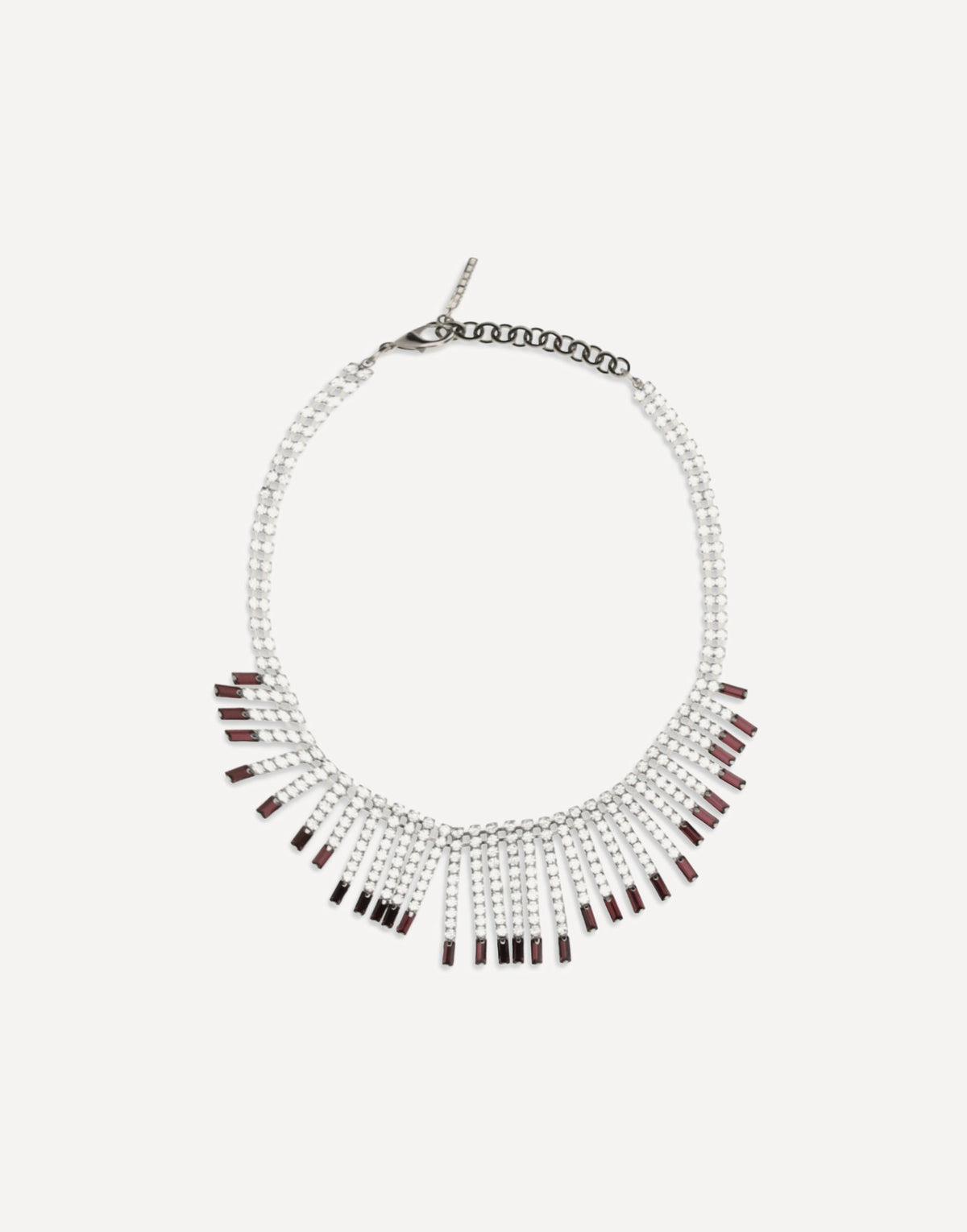 Alessandra Rich Crystal Fringe Necklace
