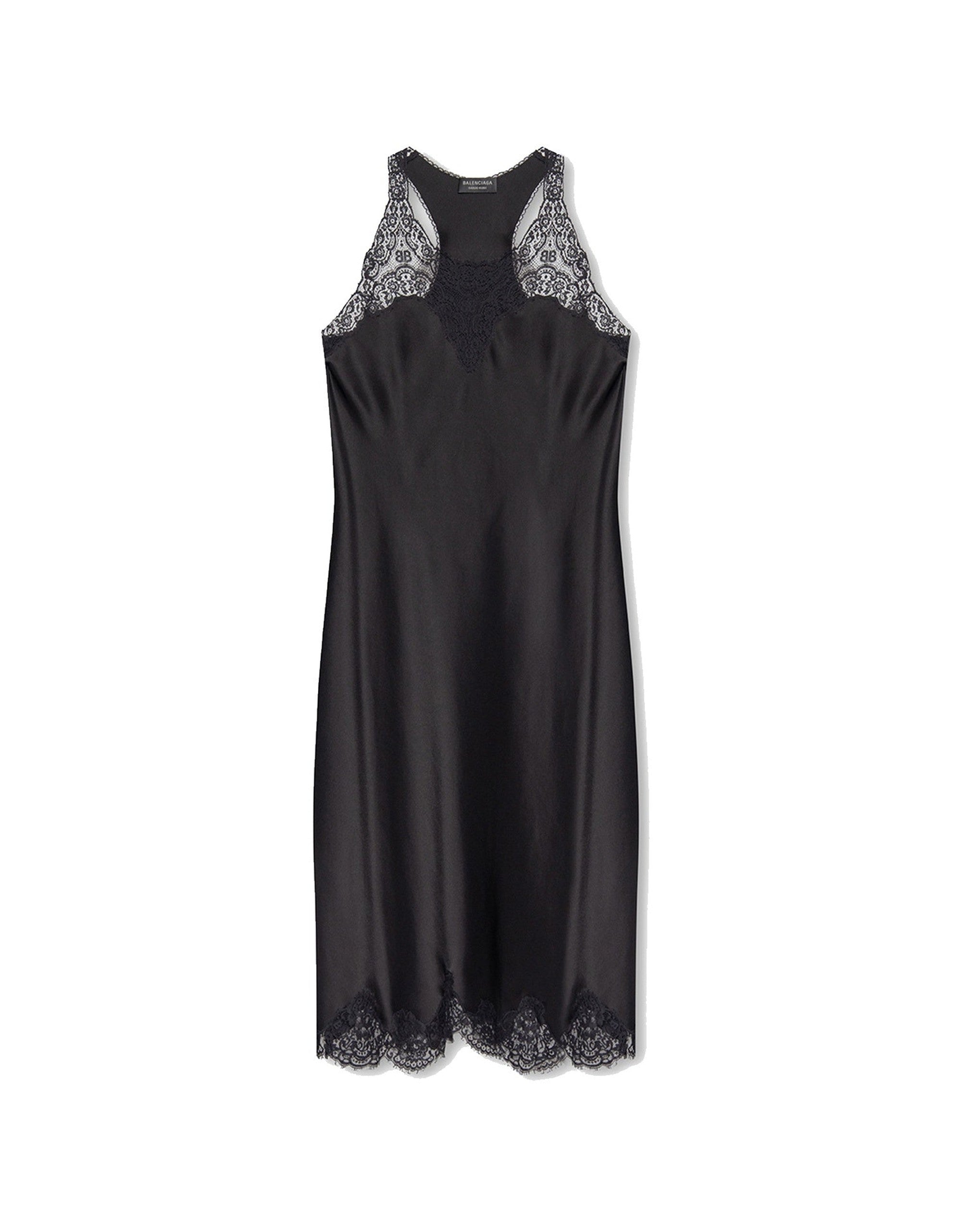 Bb Monogram Lace Slip Dress