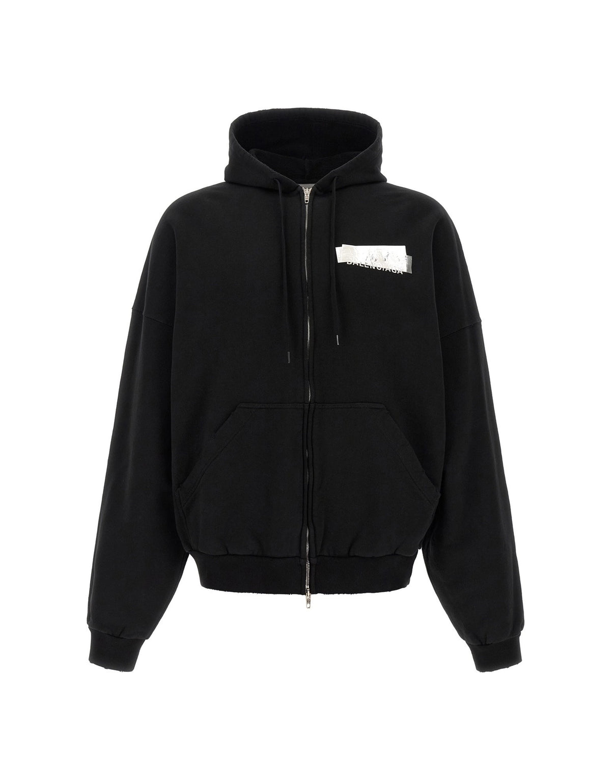 Balenciaga Silver Tape Hoodie